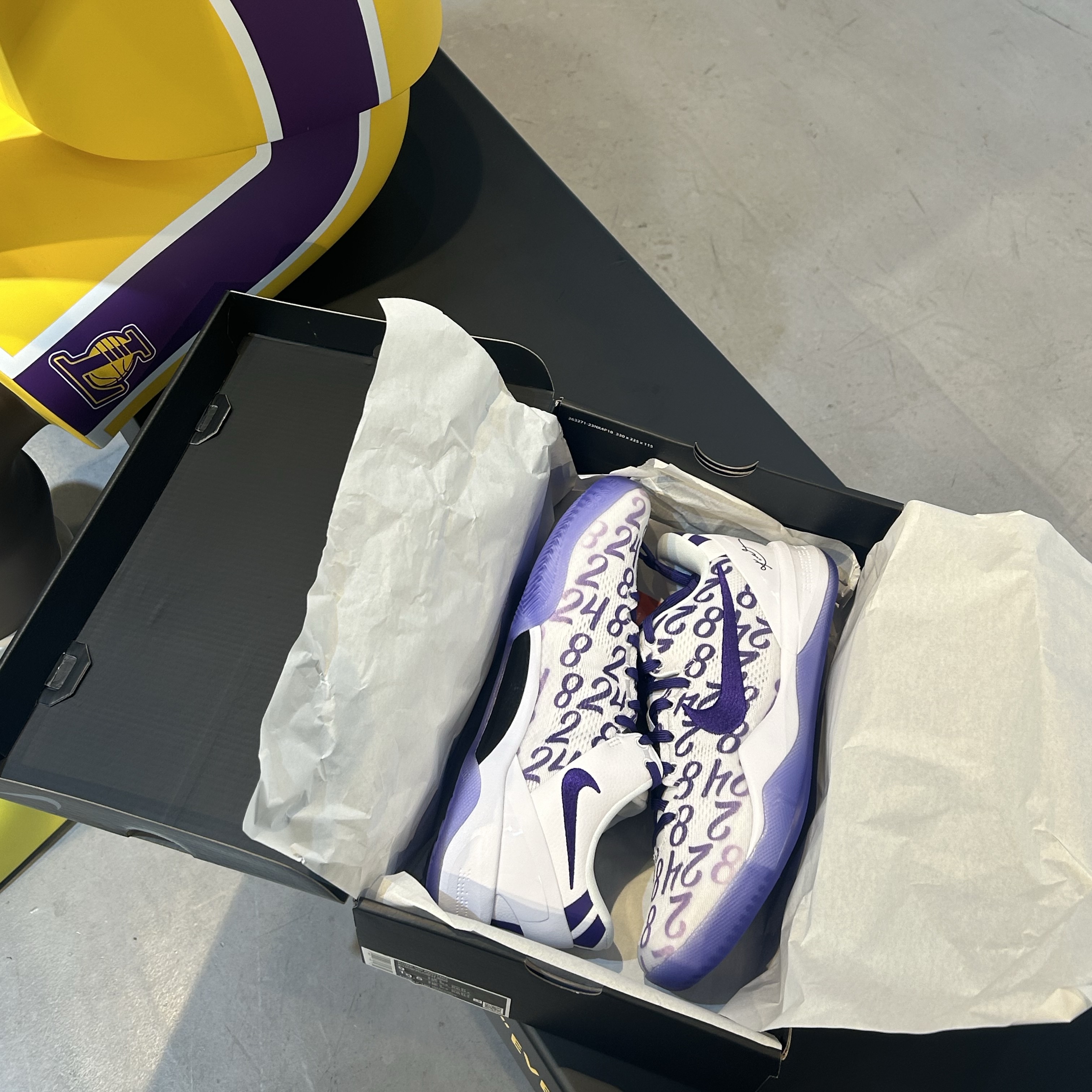 Nike Kobe 8 Protro Court Purple 착용 스타일