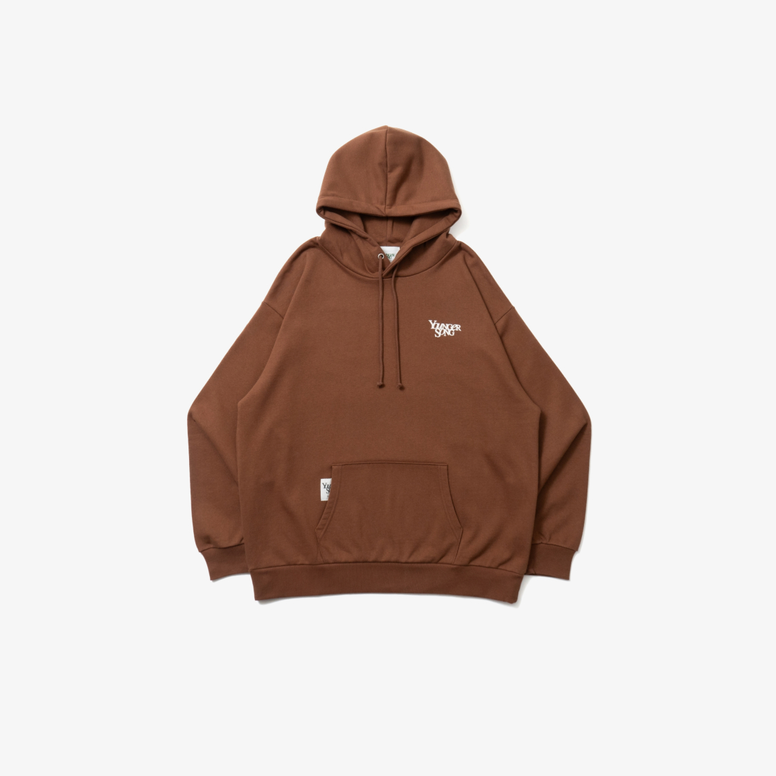 영거송 포밍 유니버셜 후드 브라운(Younger Song Foaming Universal Logo Hoodie Brown)