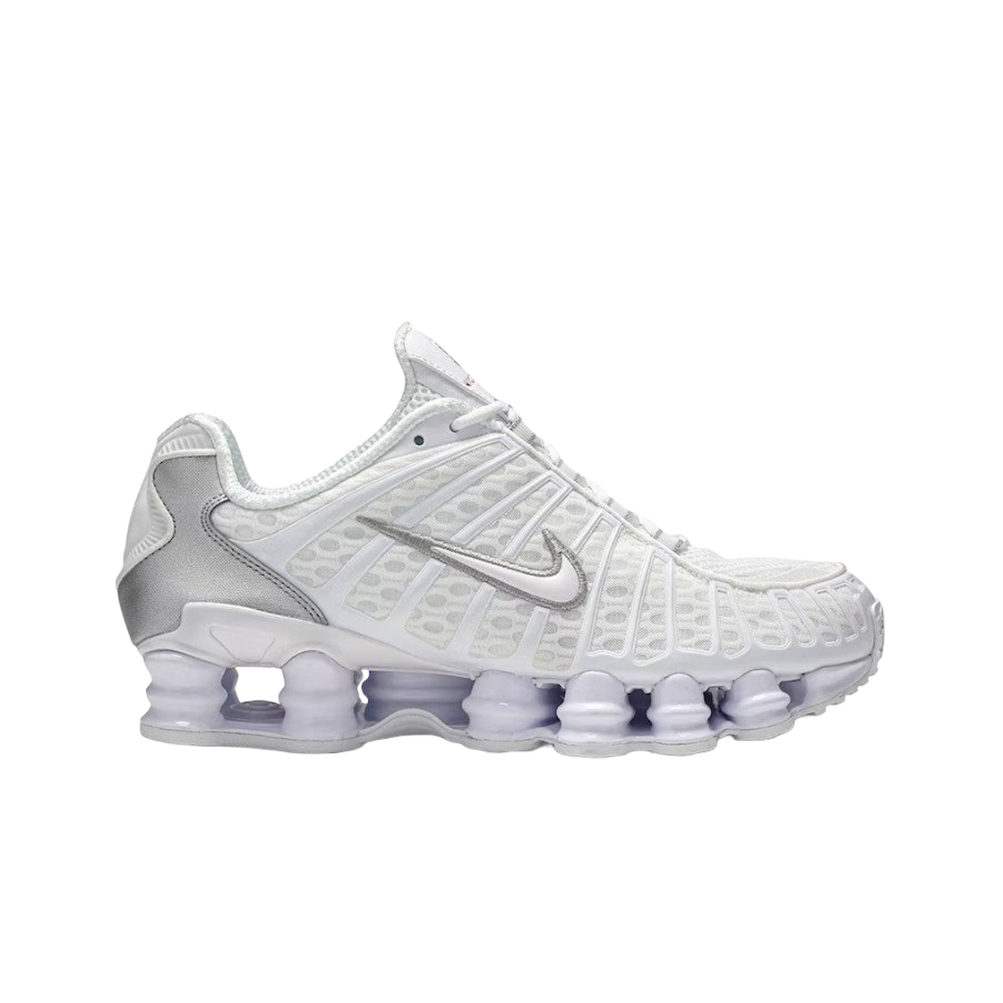 (W) 나이키 샥스 TL 화이트 앤 맥스 오렌지((W) Nike Shox TL White and Max Orange)