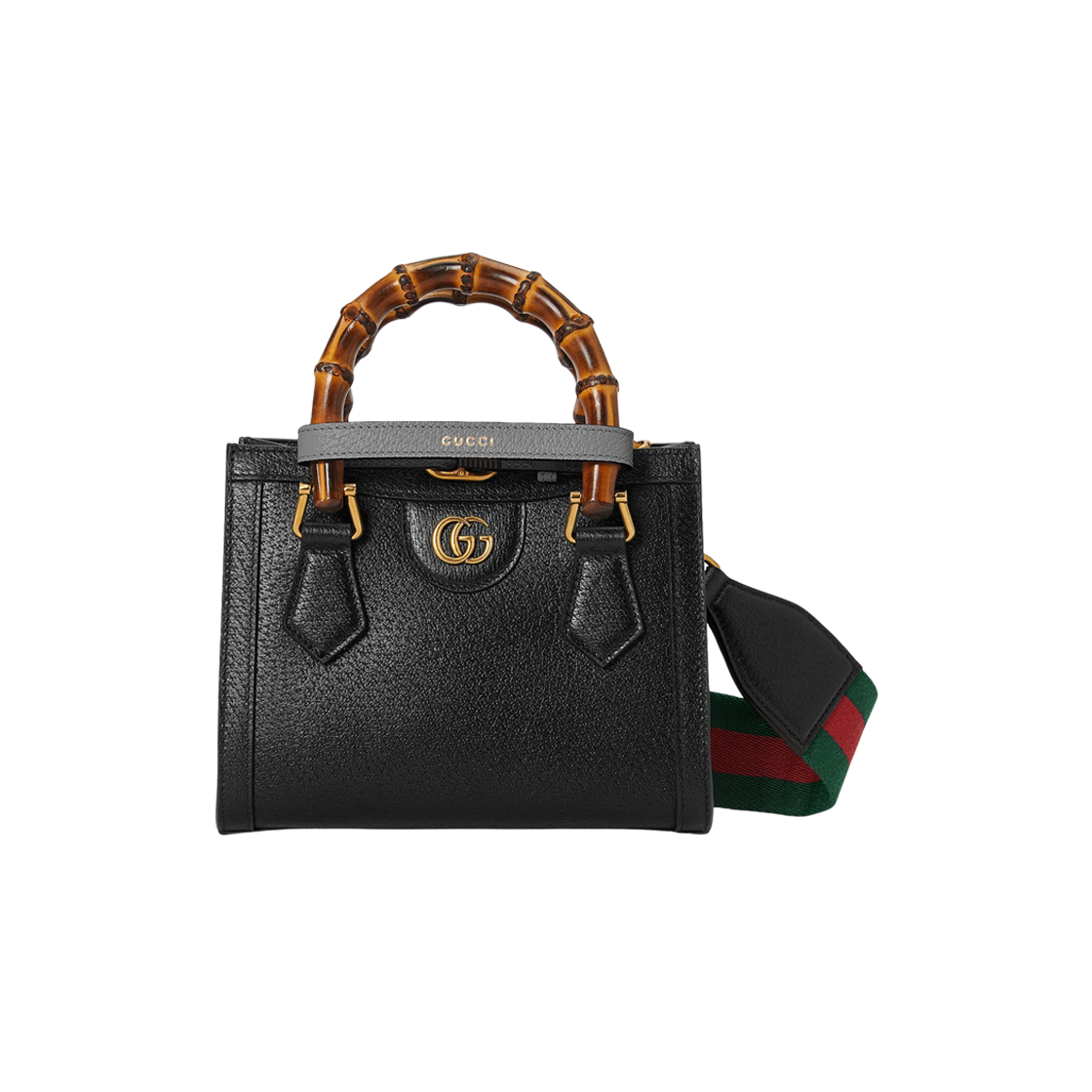 Gucci Diana Mini Tote Bag Black Leather 상세 이미지 1