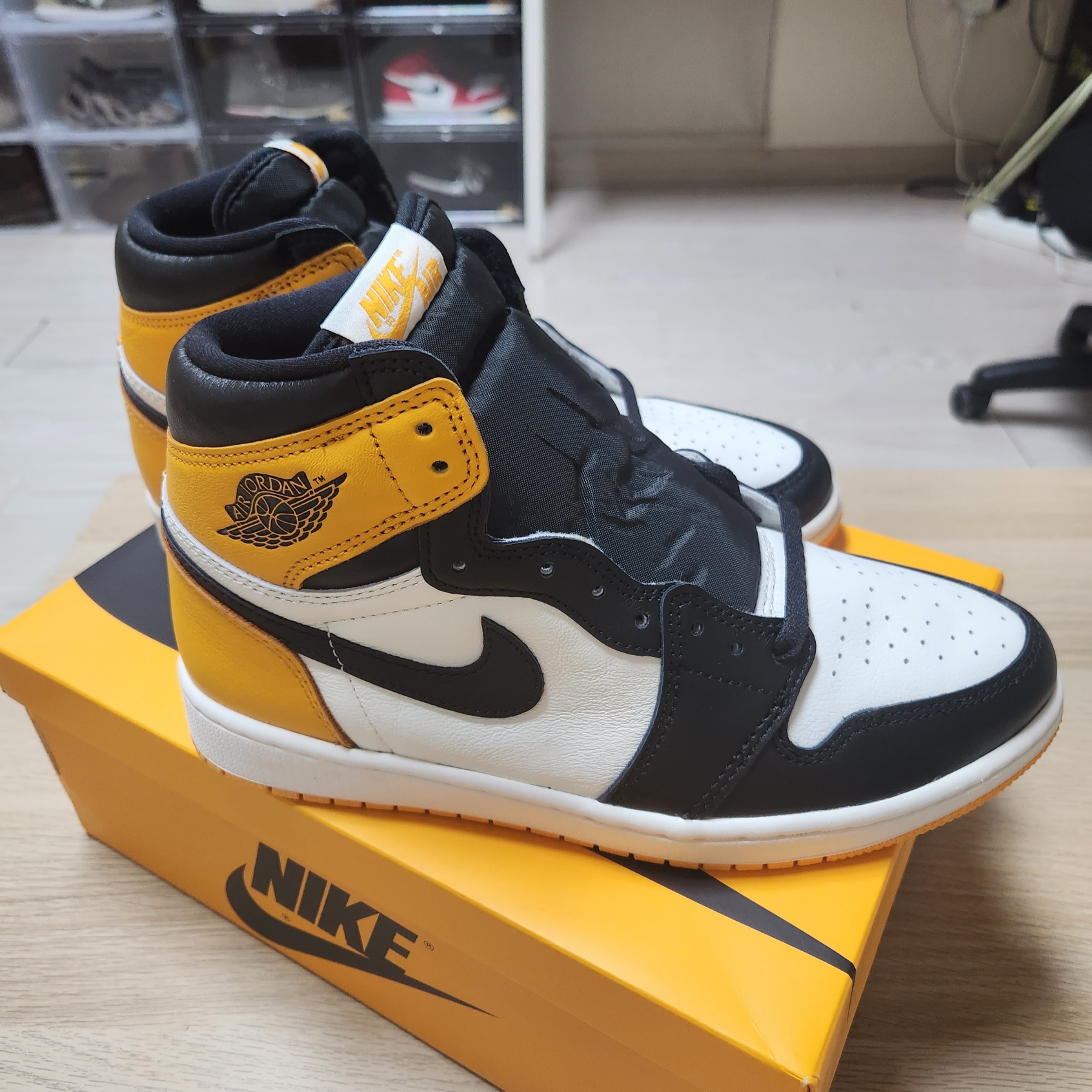Jordan 1 Retro High OG Taxi 착용 스타일 - 6