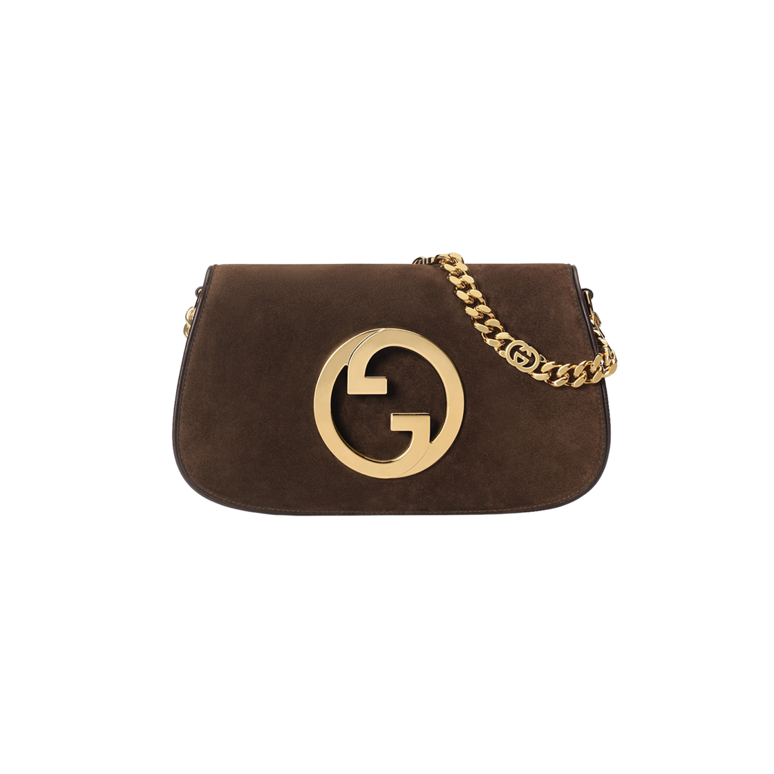 Gucci Blondie Small Shoulder Bag Brown Suede 상세 이미지 1