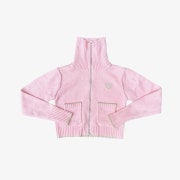HTH High Neck Zip Knit Pink