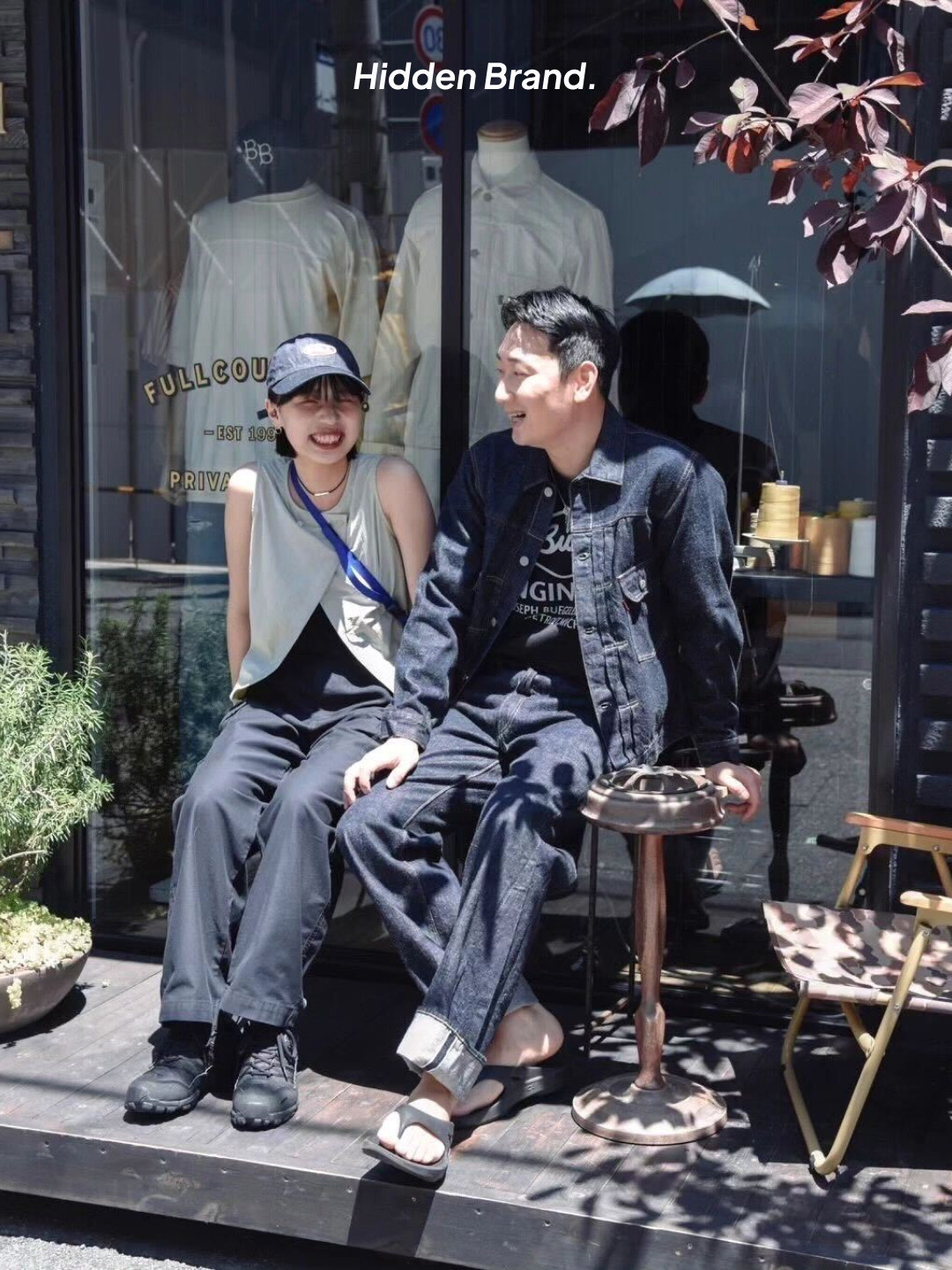 Fullcount 0105W Wide Denim One Wash Indigo Blue, Fullcount 2107XXW-20 Type 1 Denim Jacket Heavy oz One Wash Indigo Blue 착용 스타일 - 7