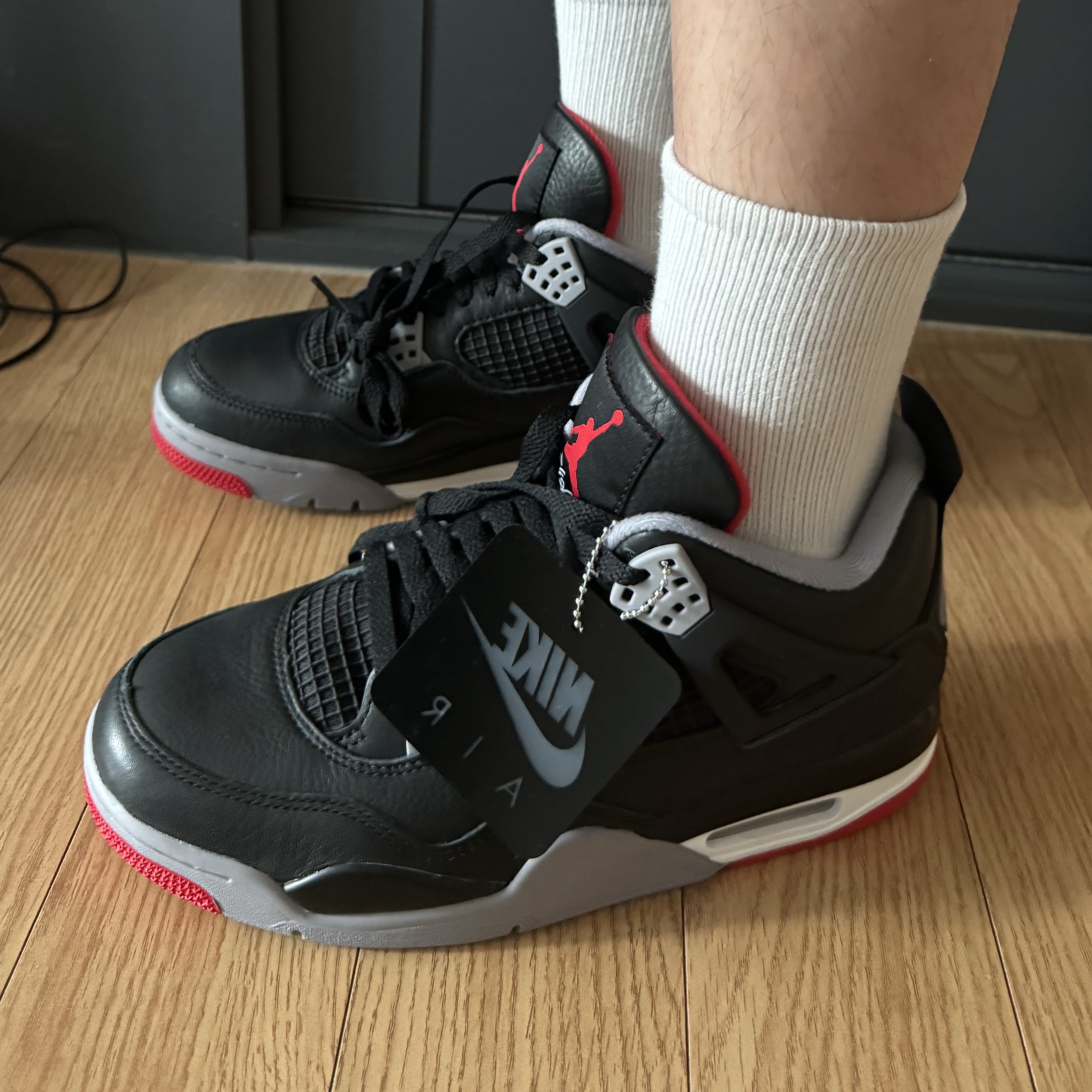 Jordan 4 Retro Bred Reimagined 착용 스타일 - 4