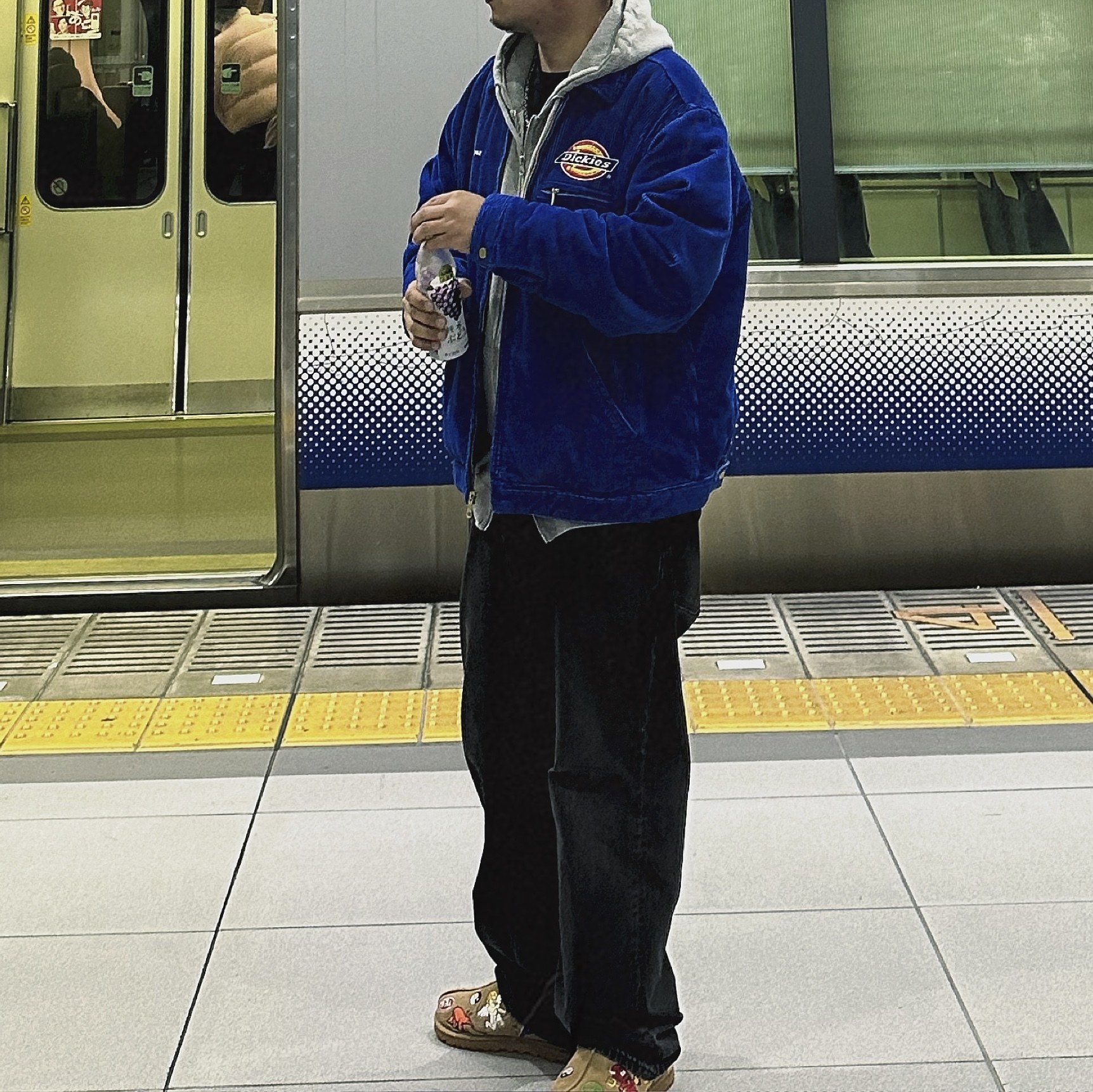Supreme x Dickies Corduroy Work Jacket Royal - 22FW 착용 스타일