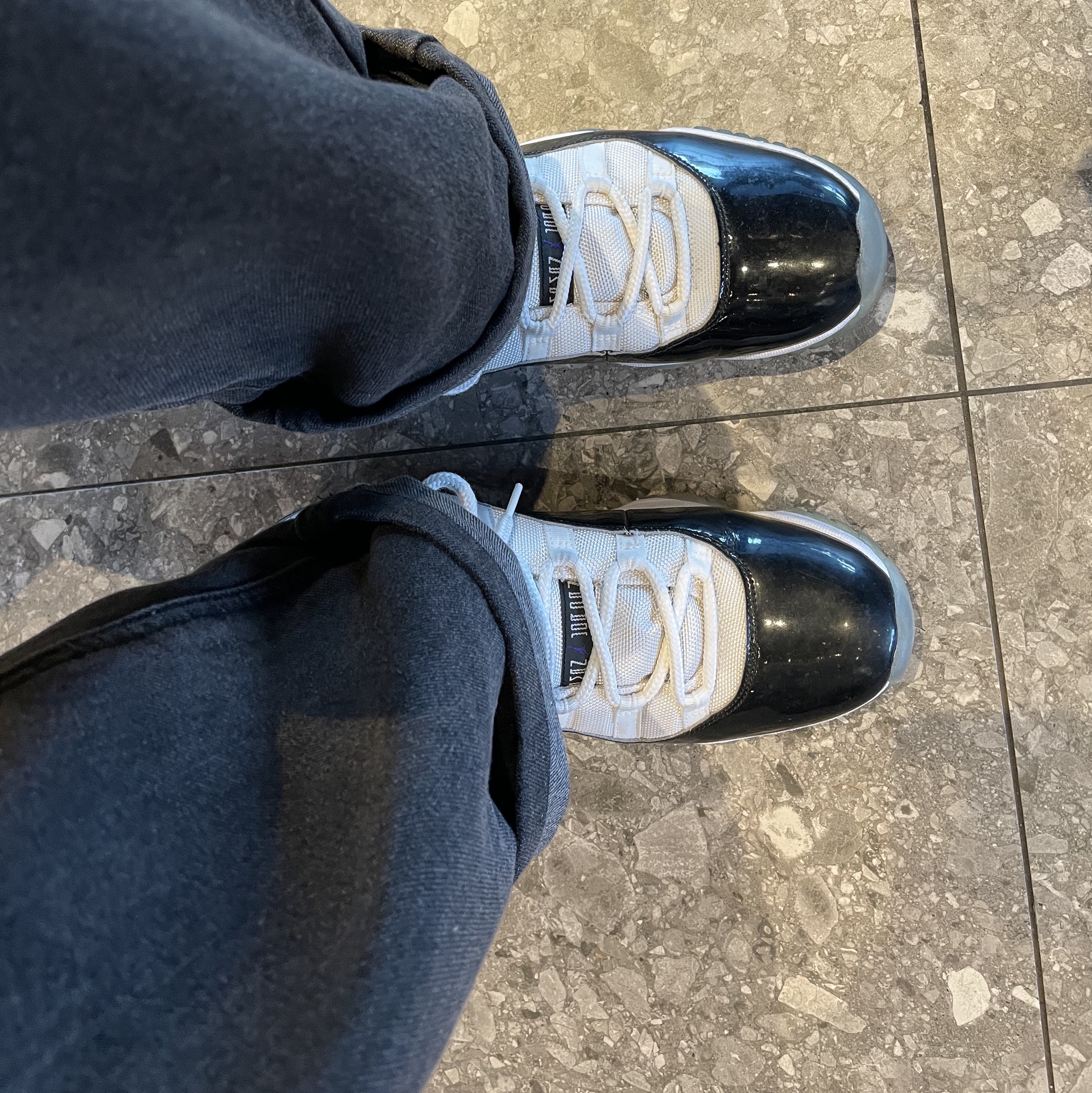 Jordan 11 Retro Concord 2018, The North Face Hi Mountain Jacket Black 착용 스타일 - 2