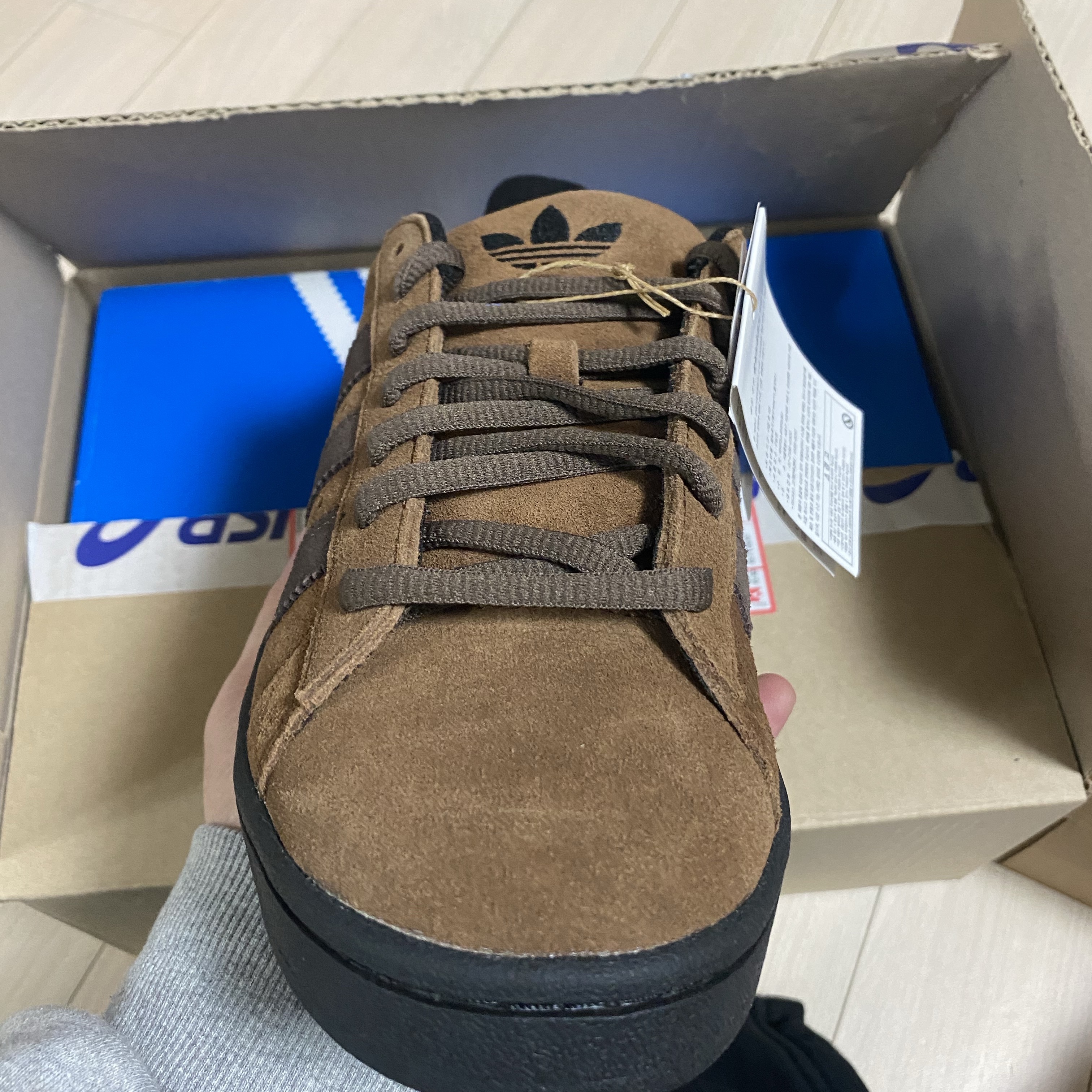 Adidas x Hikari Shibata Campus 00s Brown Core Black 착용 스타일 - 1