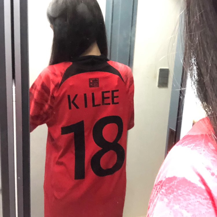 Nike Korea 2022/23 Dri-Fit ADV Match Home SS Jersey Global Red - US/EU (Non Marking Ver.) 착용 스타일 - 3