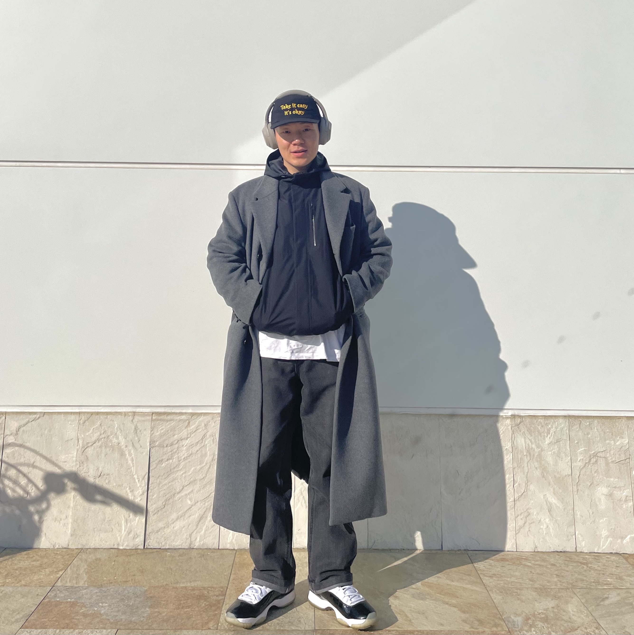 Jordan 11 Retro Concord 2018, The North Face Hi Mountain Jacket Black 착용 스타일 - 1