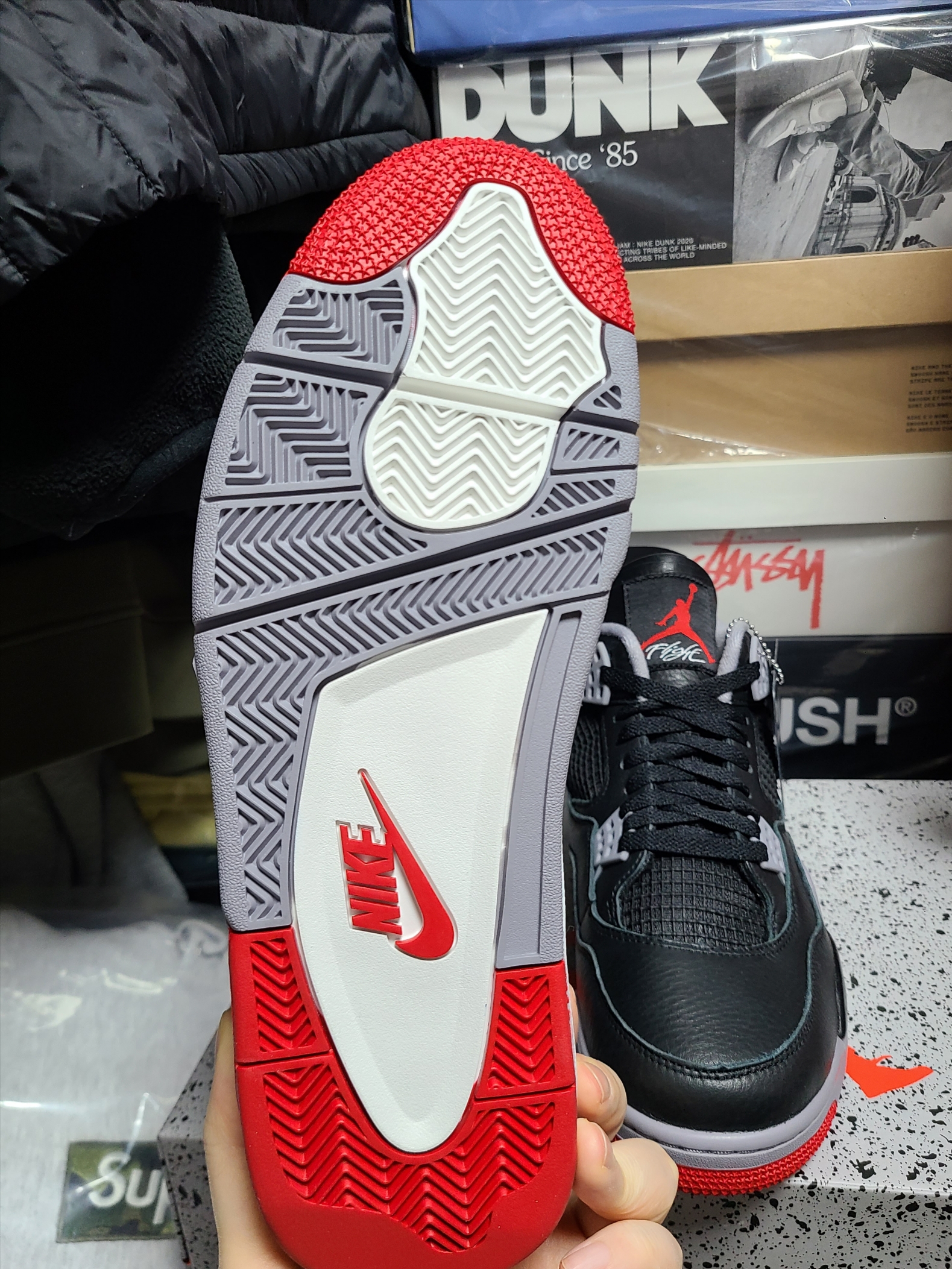 Jordan 4 Retro Bred Reimagined 착용 스타일 - 3