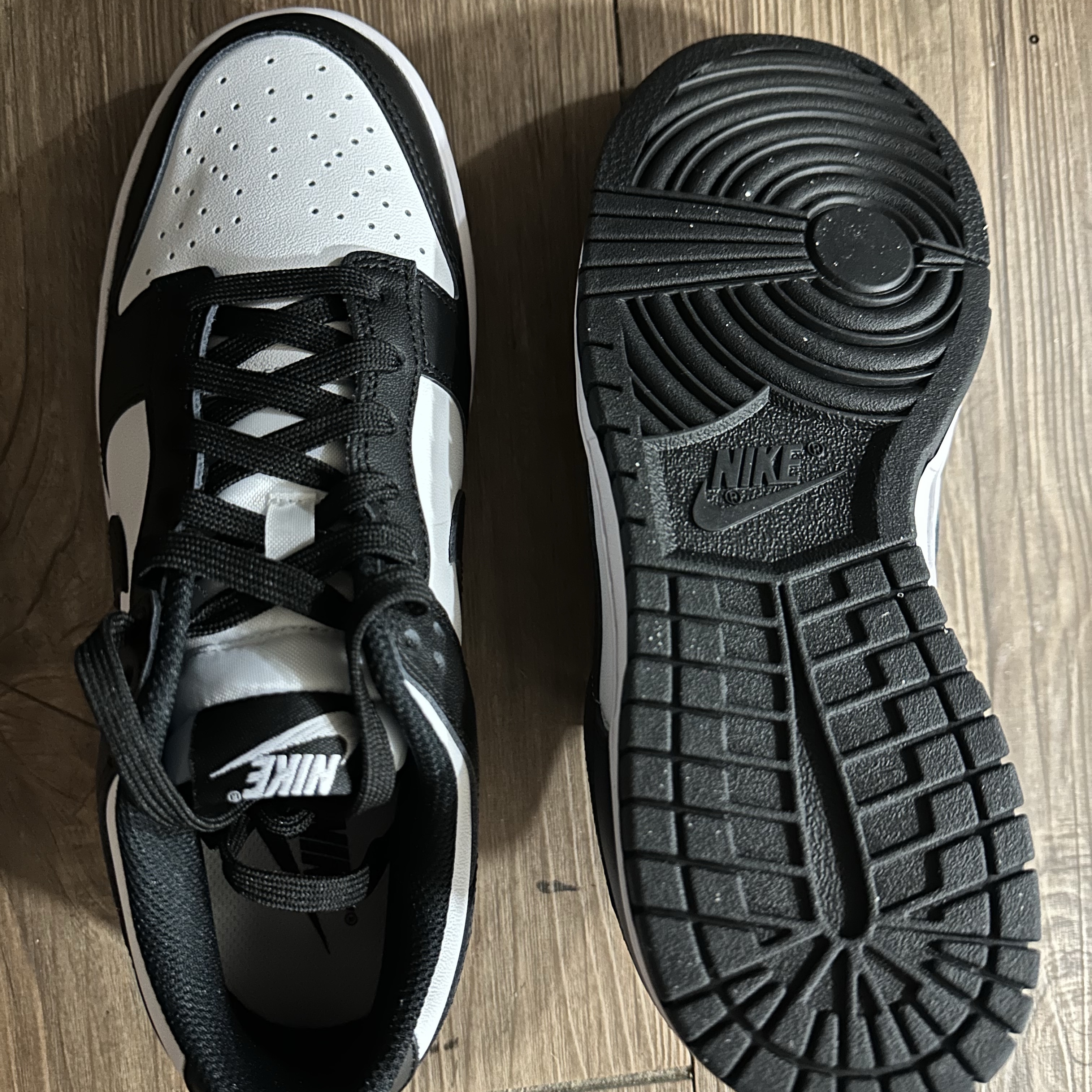 (W) Nike Dunk Low Black 착용 스타일 - 7