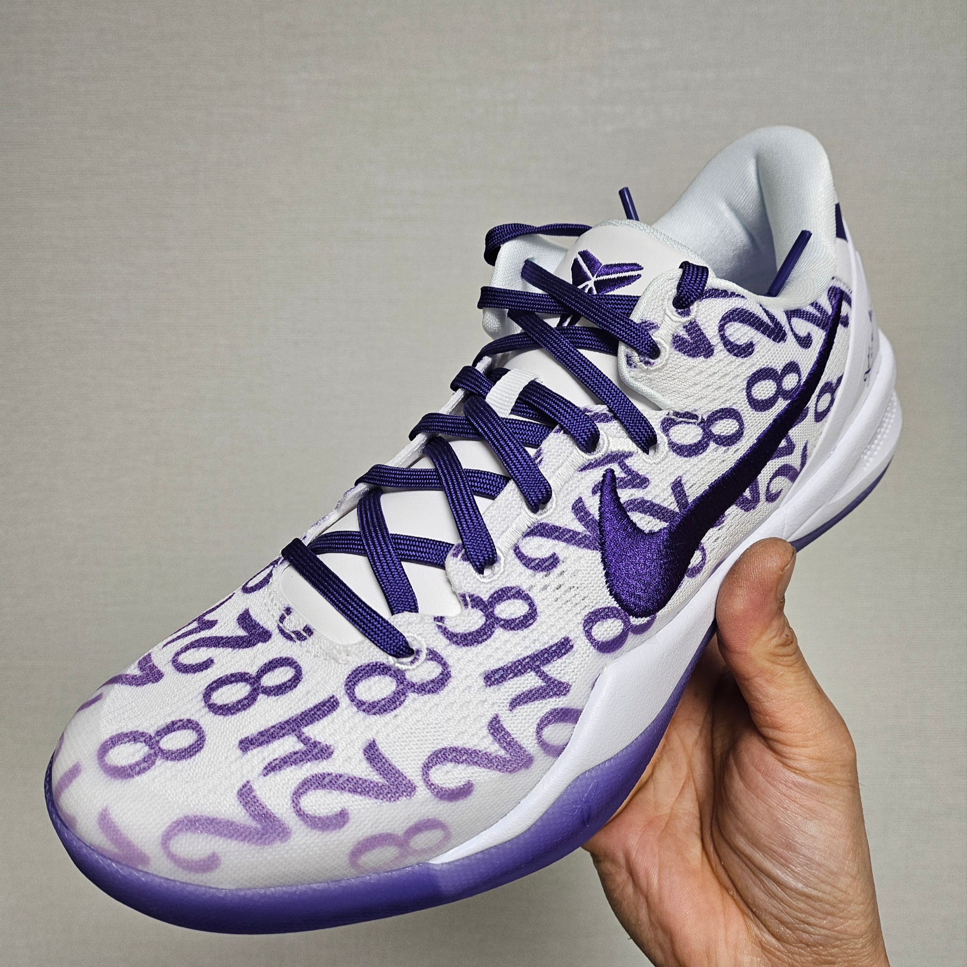 Nike Kobe 8 Protro Court Purple 착용 스타일 - 1
