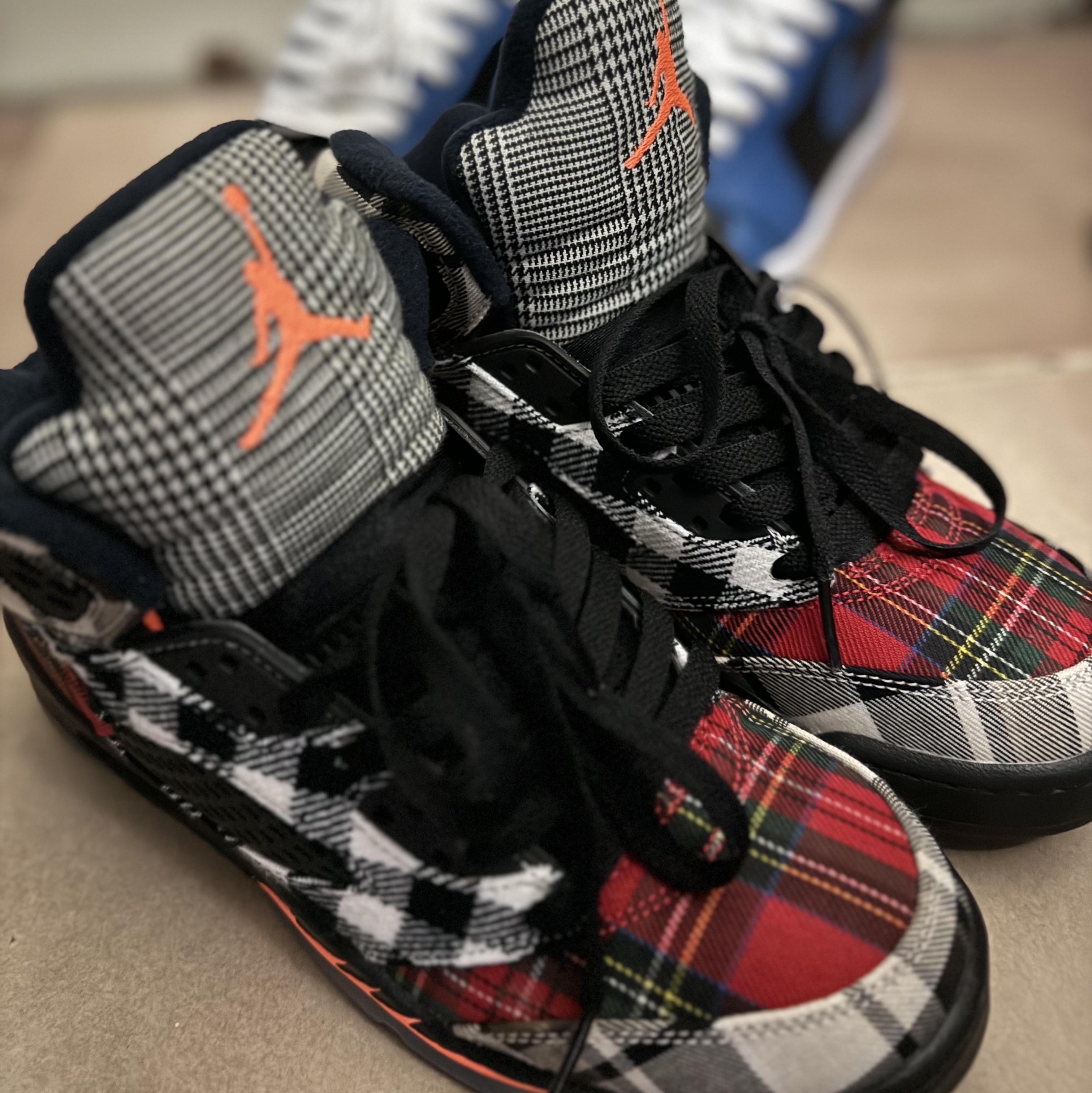 (GS) Jordan 5 Retro Plaid 착용 스타일