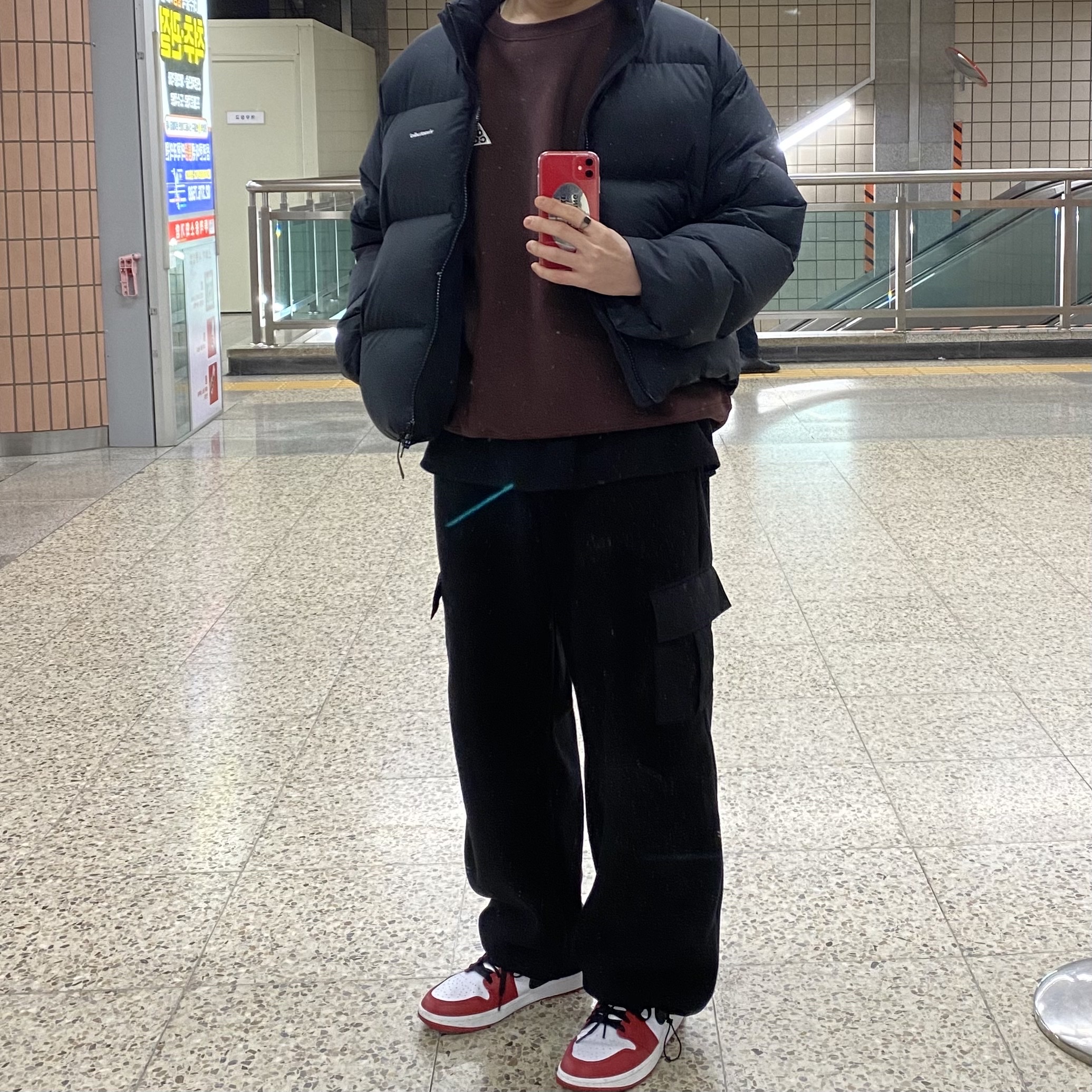 Nike ACG Therma-Fit Crew Fleece Sweatshirt Earth - Asia, Jordan 1 Low Golf Chicago 착용 스타일 - 1