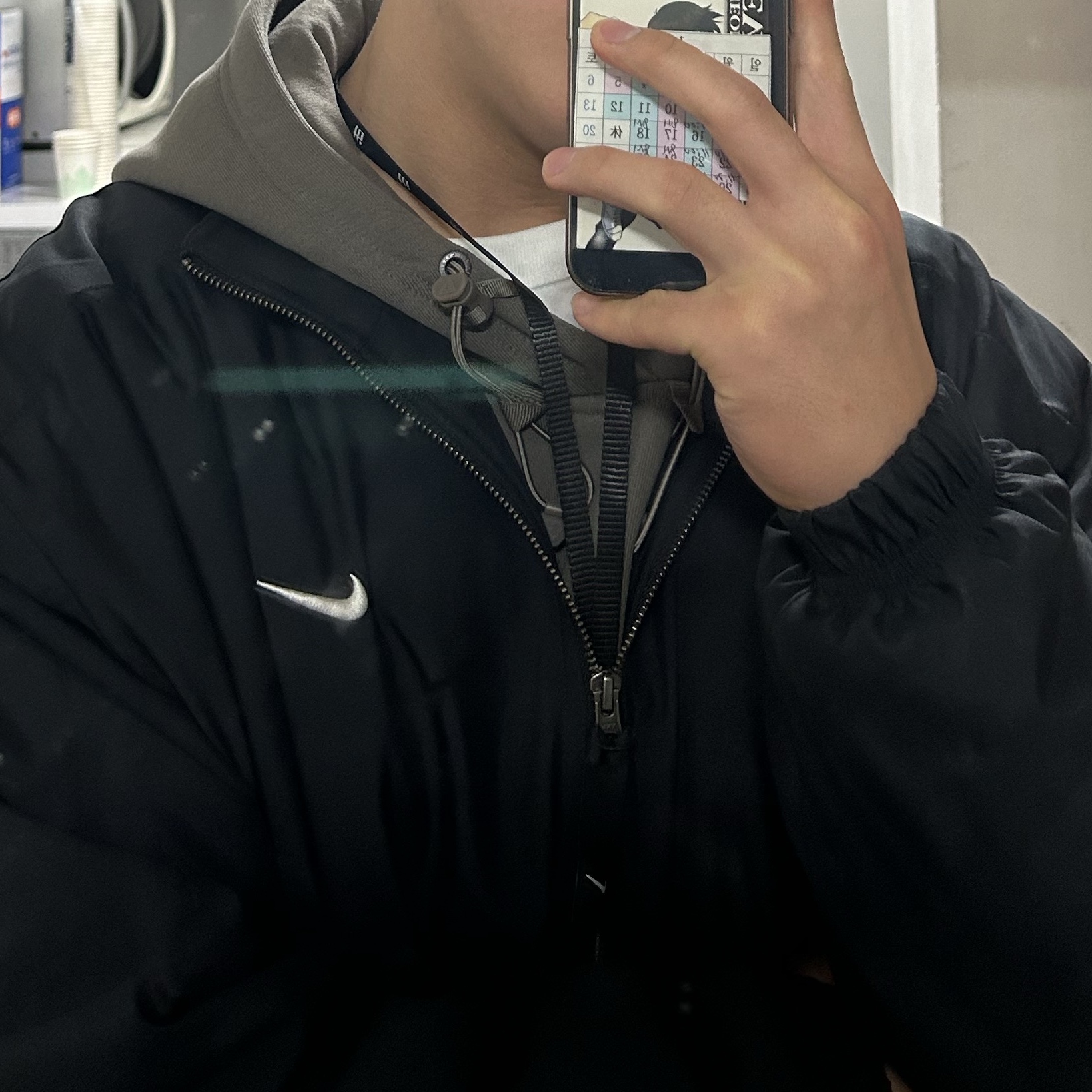 Nike ACG Therma-Fit Pullover Fleece Hoodie Olive Grey - Asia 착용 스타일 - 2