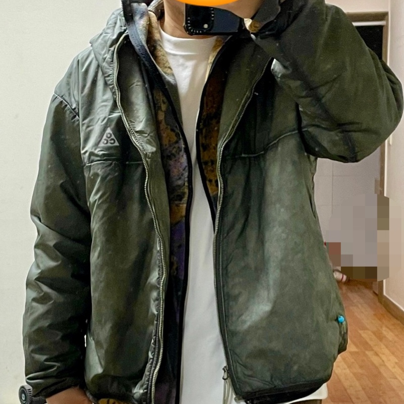 (W) Nike NRG ACG Therma-FIT ADV Rope De Dope Jacket Light Army - US/EU 착용 스타일 - 2