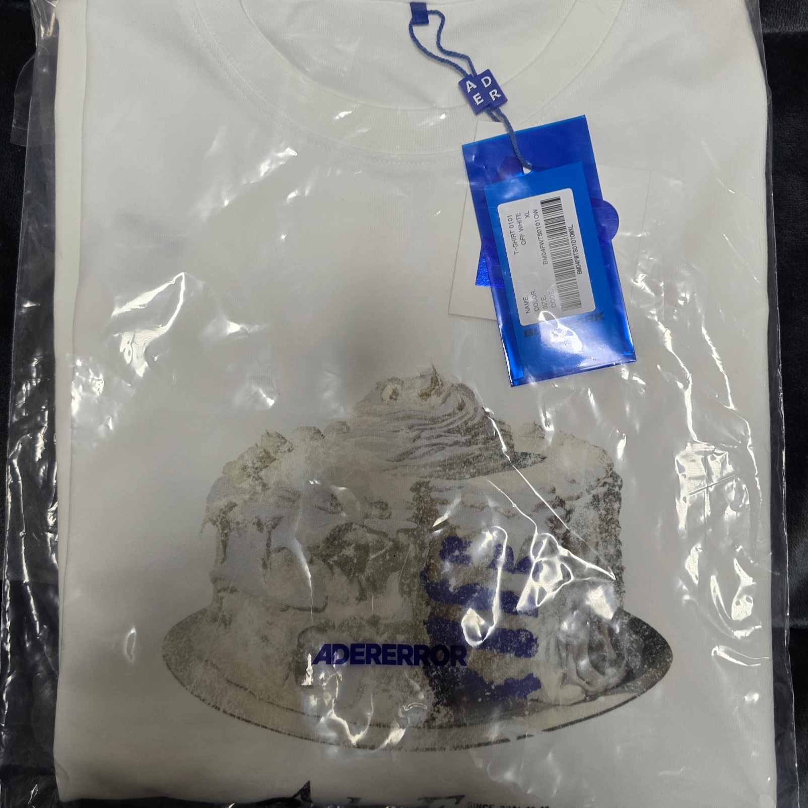 Ader Error Og; 9th @2231 T-Shirt Off White 착용 스타일 - 4