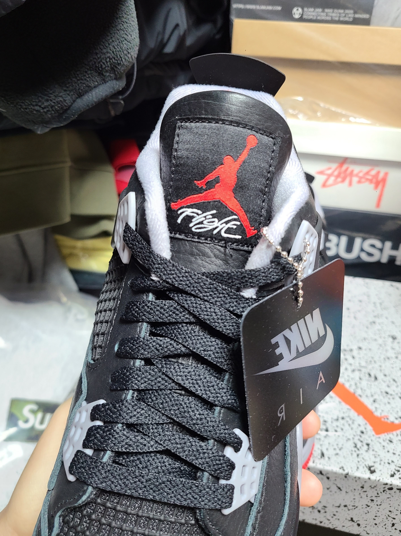 Jordan 4 Retro Bred Reimagined 착용 스타일 - 2