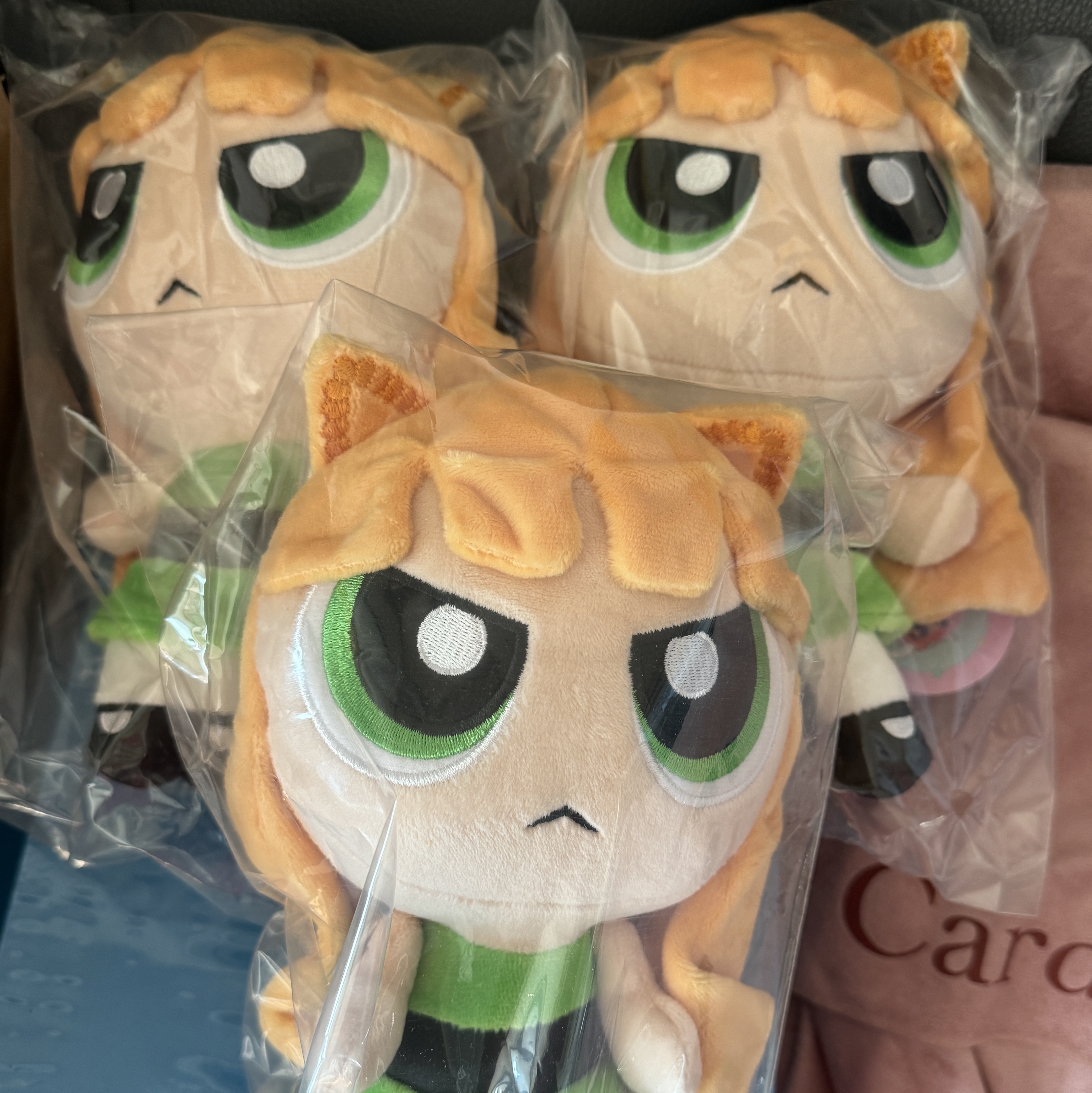 Newjeans x The Powerpuff Girls Doll Medium Haerin 착용 스타일