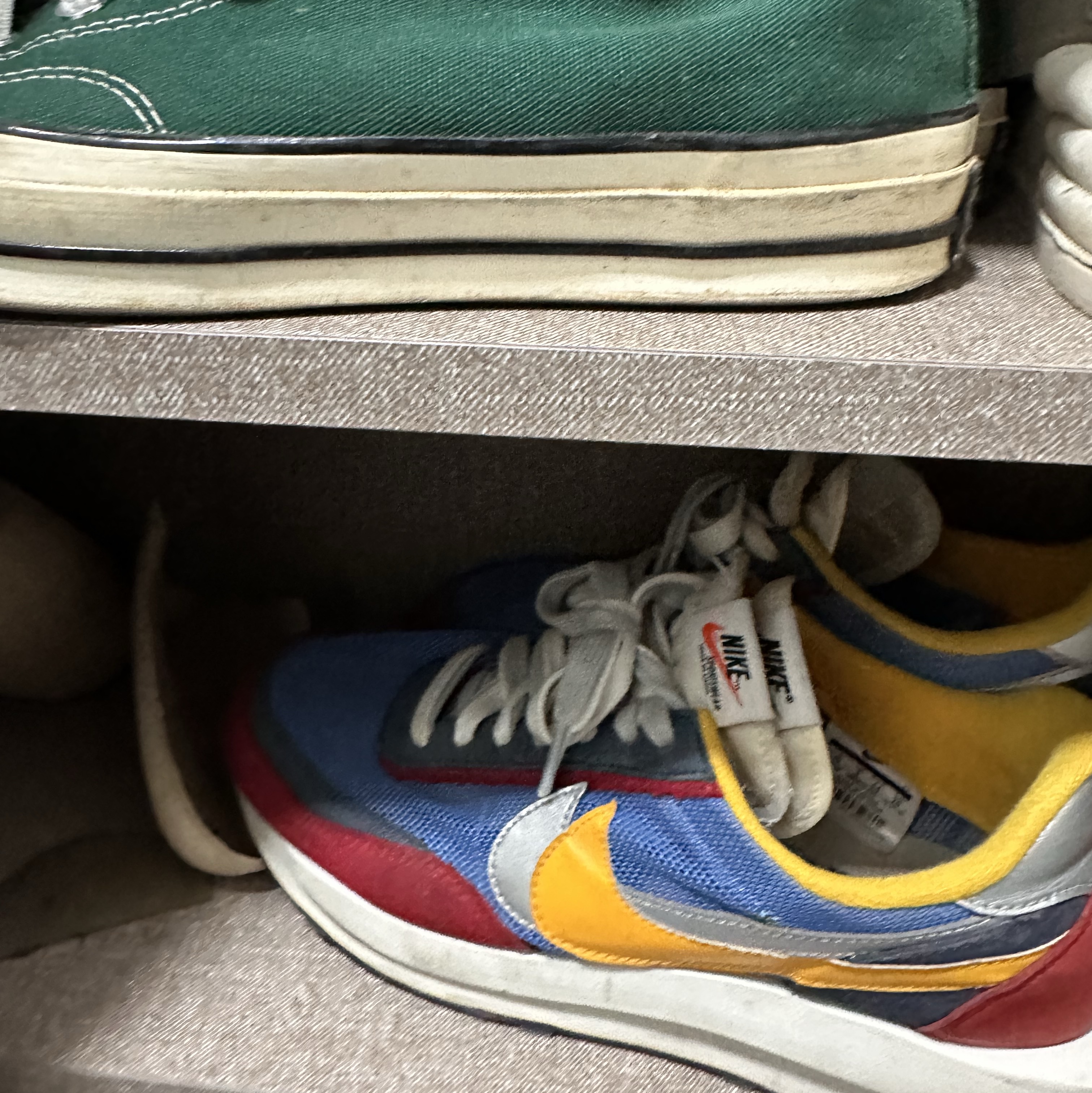 Nike x Sacai LDWaffle Blue Multi 착용 스타일