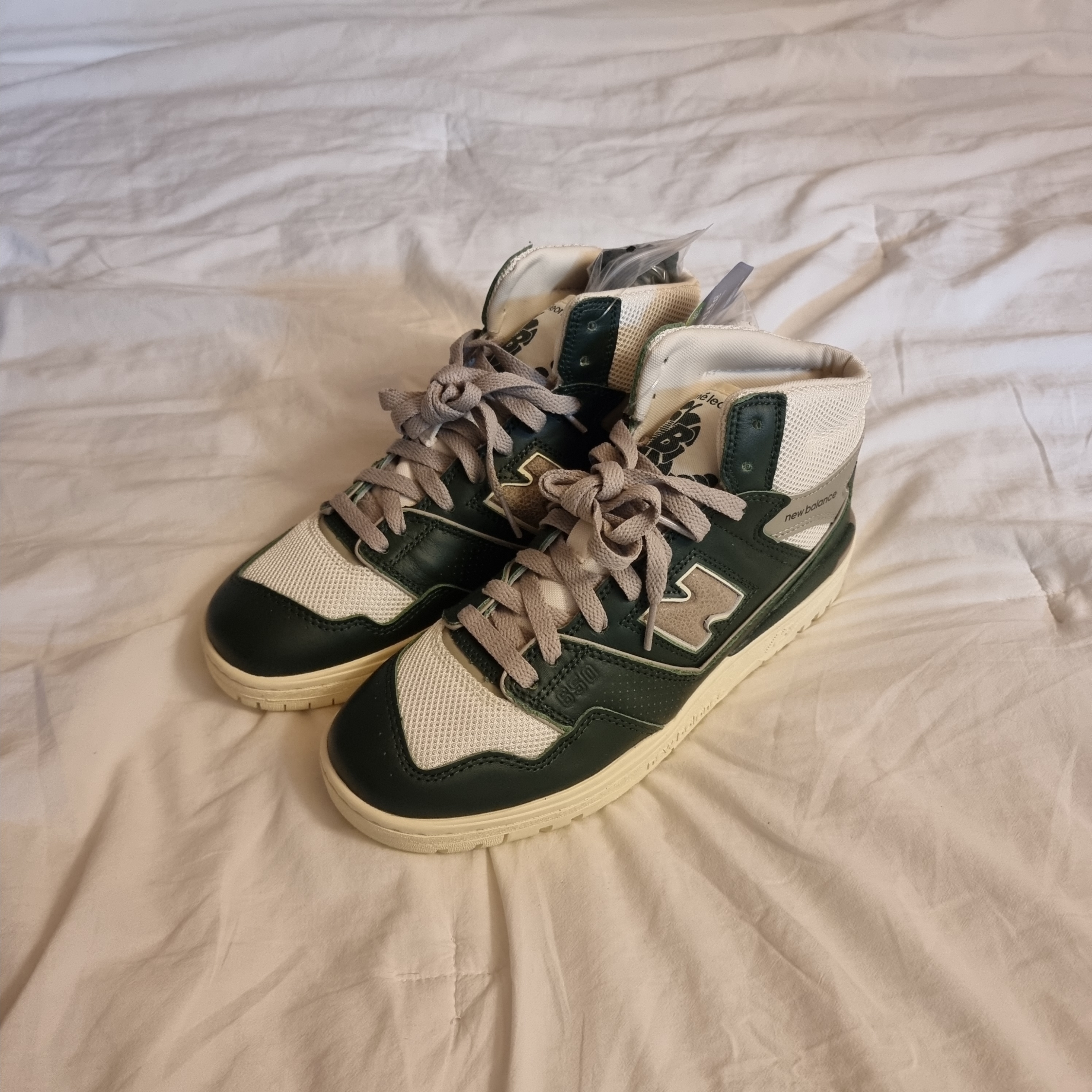 New Balance x Aime Leon Dore 650R Forest Green 착용 스타일