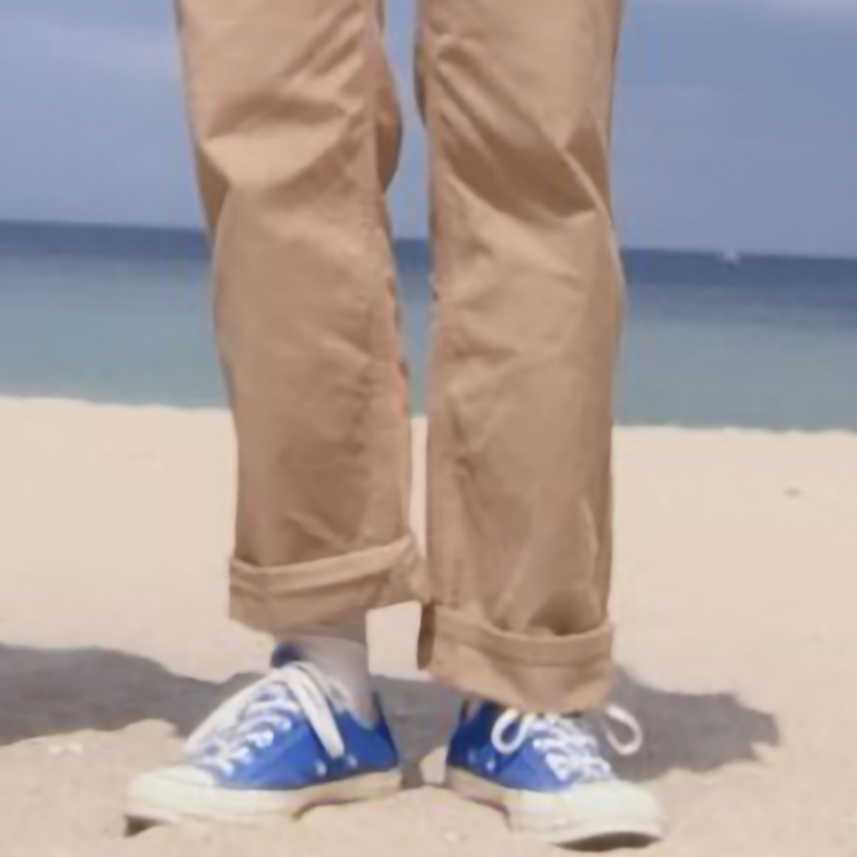 Converse Chuck 70 Ox Vintage Canvas Imperial Blue 착용 스타일