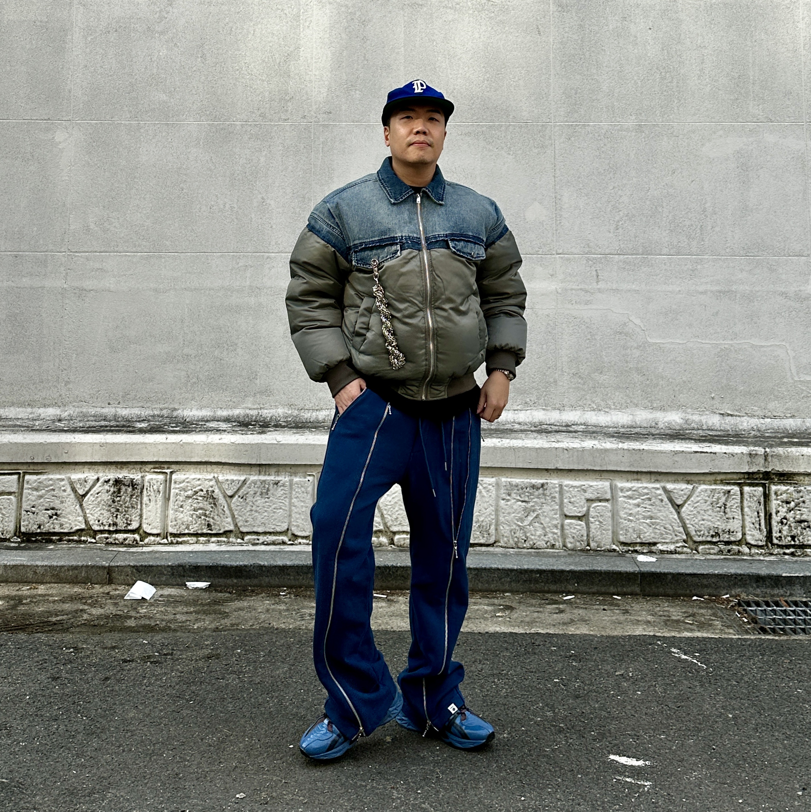 Asics HN2-S Protoblast Azure 착용 스타일