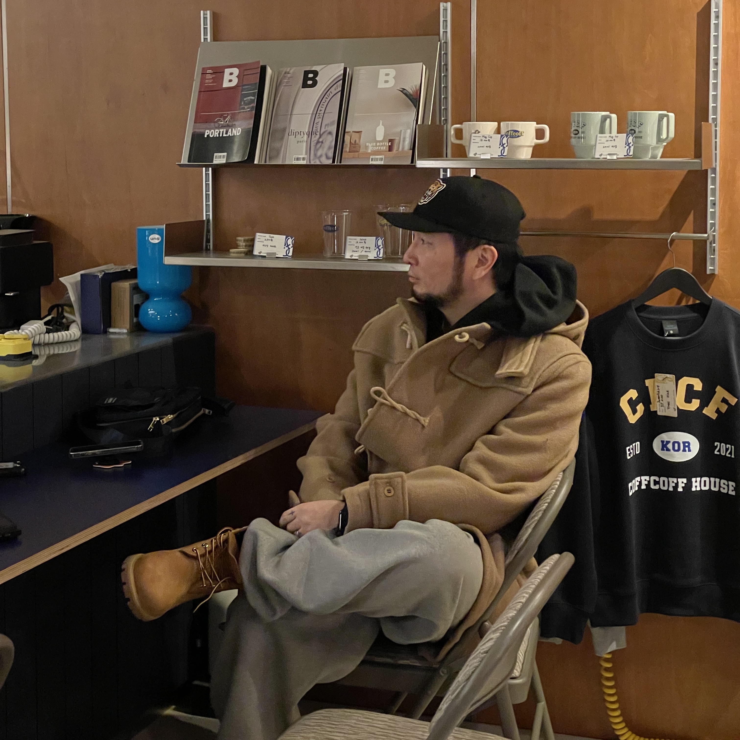 Human Made 6 Panel Twill Cap #1 Black, Timberland Premium 6 inch Waterproof Boot Wheat Nubuck - Wide 착용 스타일 - 1