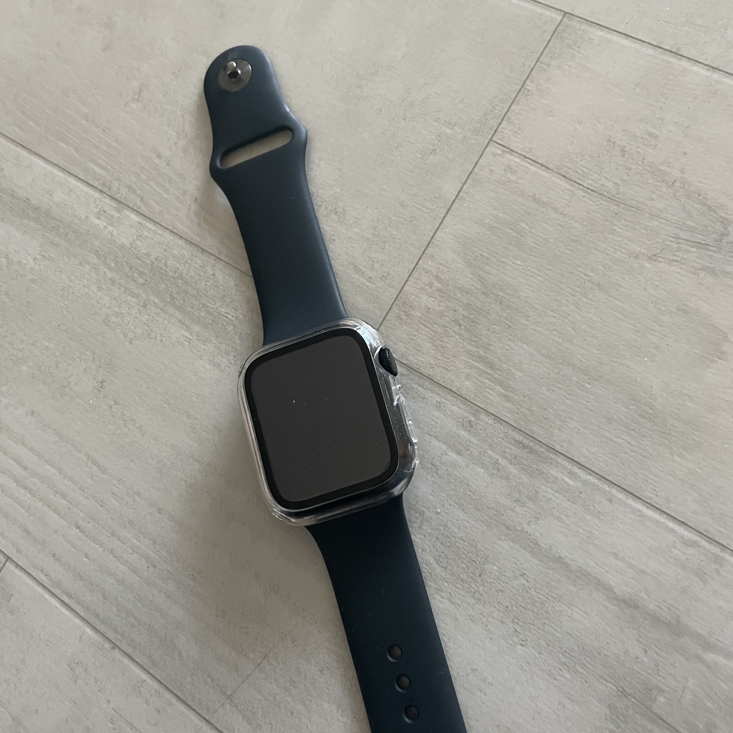 Apple Watch SE 2023 44mm GPS Midnight Aluminium Case with Sport Band S/M Midnight (Korean Ver.) 착용 스타일 - 2
