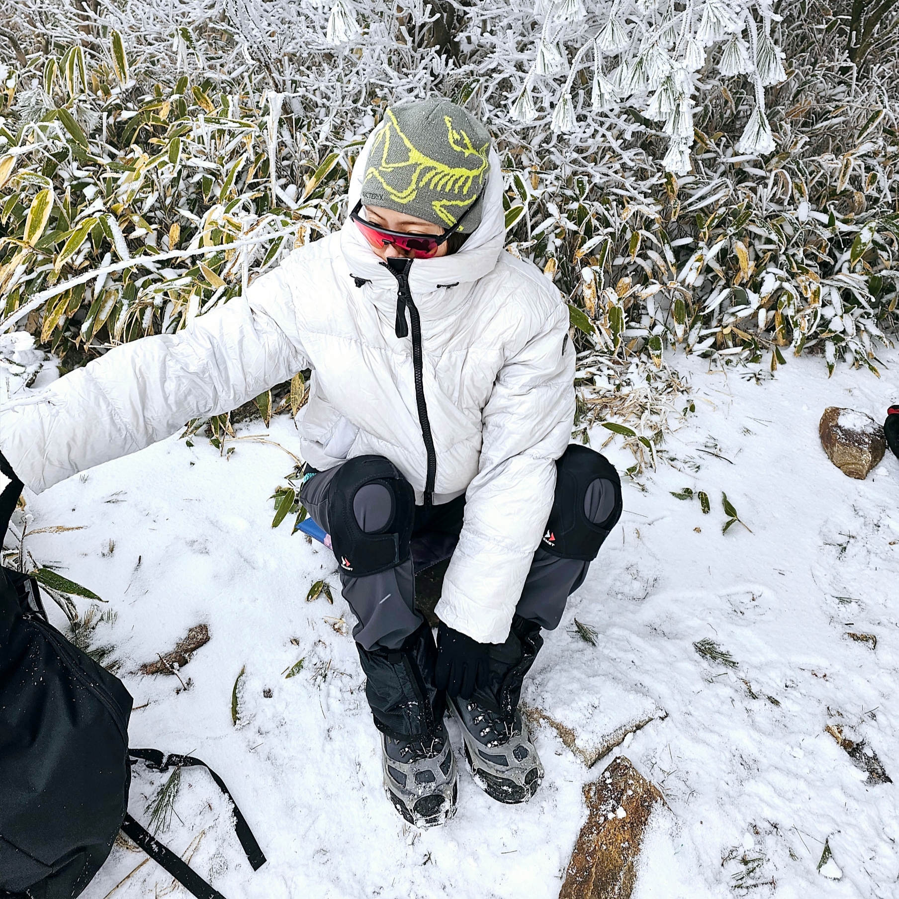 Arc'teryx Bird Head Toque Forage 착용 스타일