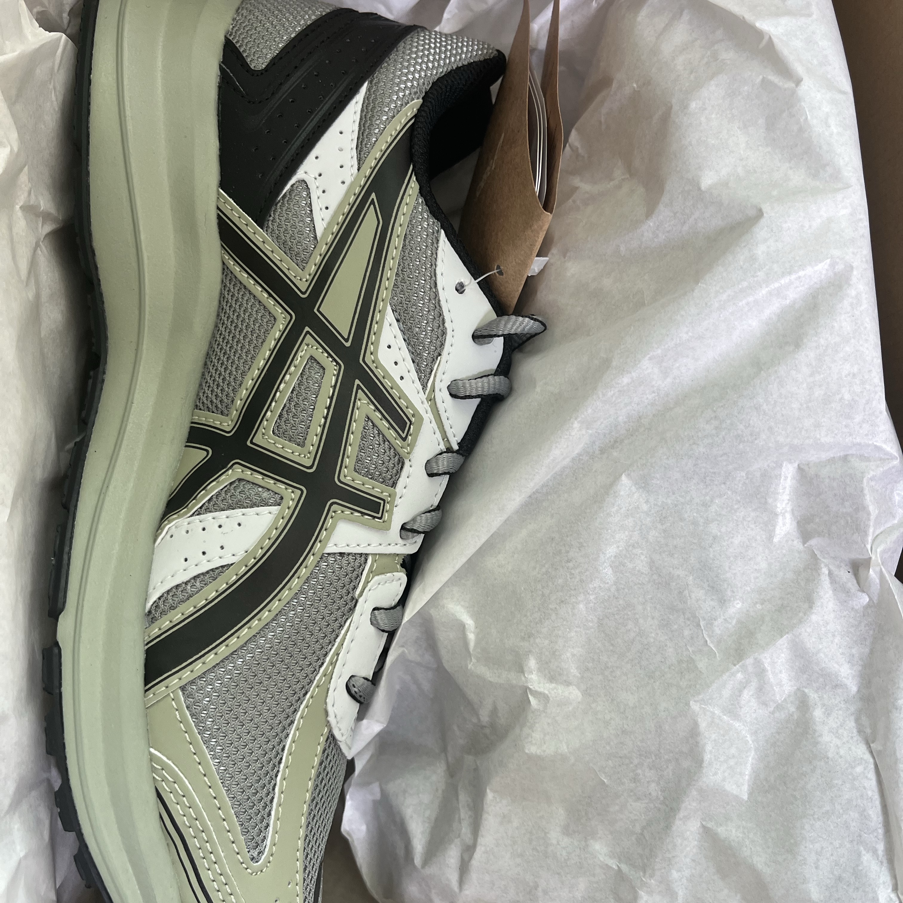 Asics Jog 100 S Sheet Rock - 2E Wide 착용 스타일