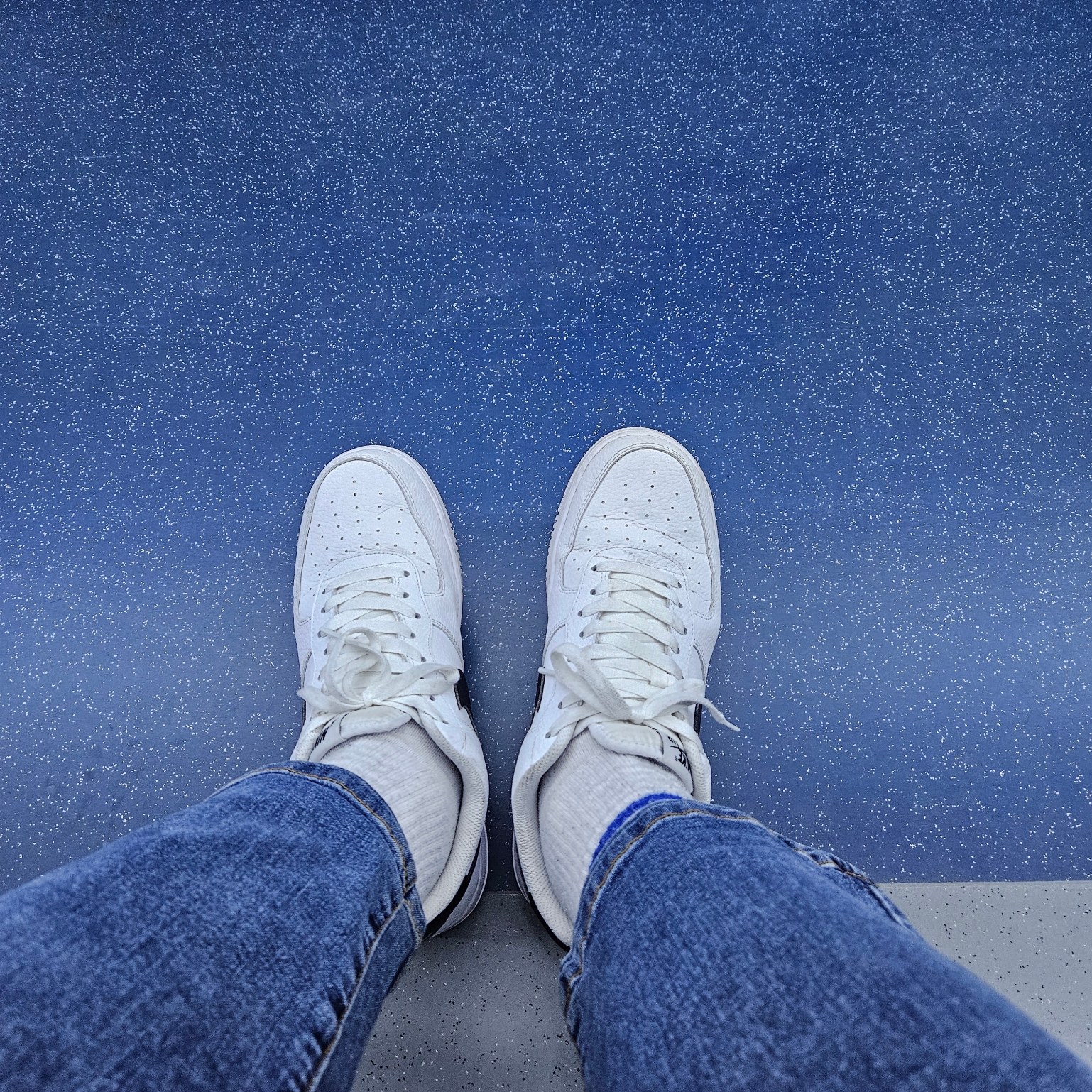 Nike Air Force 1 '07 White Black 착용 스타일
