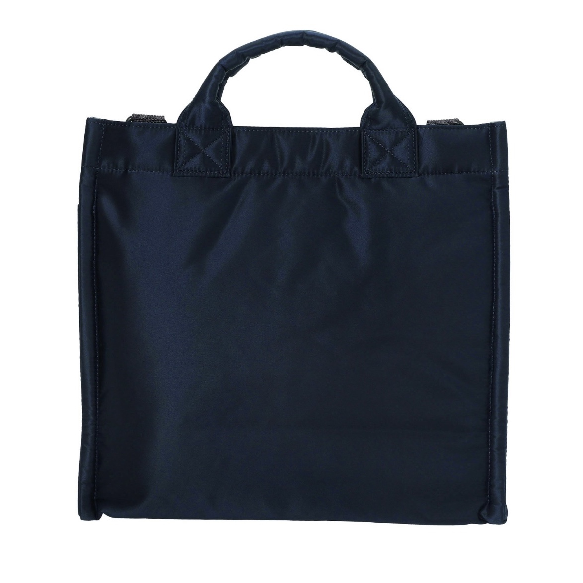 Porter PX Tanker 2way Vertical Tote Bag M Iron Blue 착용 스타일 - 3