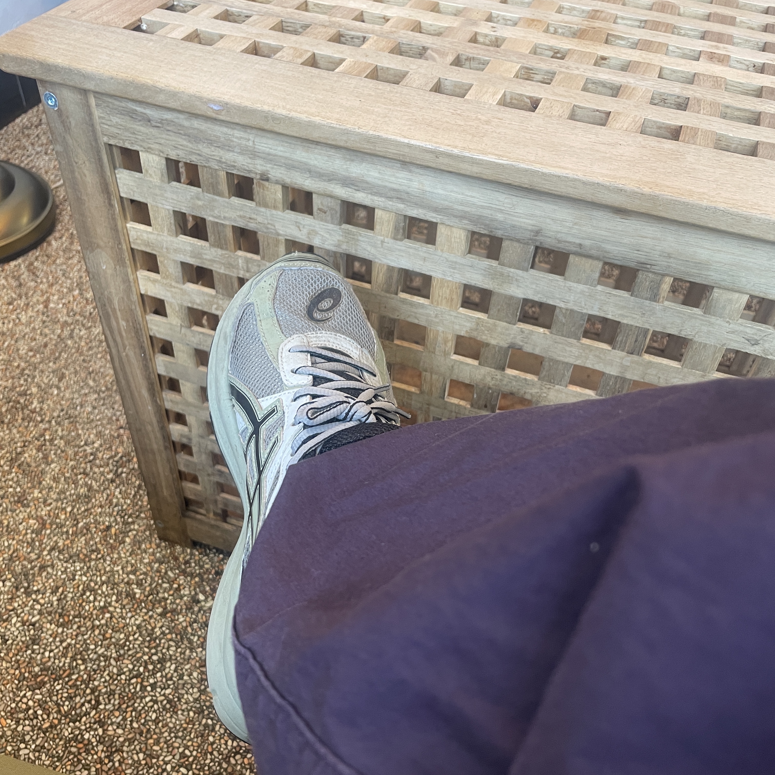 Asics Jog 100 S Sheet Rock - 2E Wide 착용 스타일