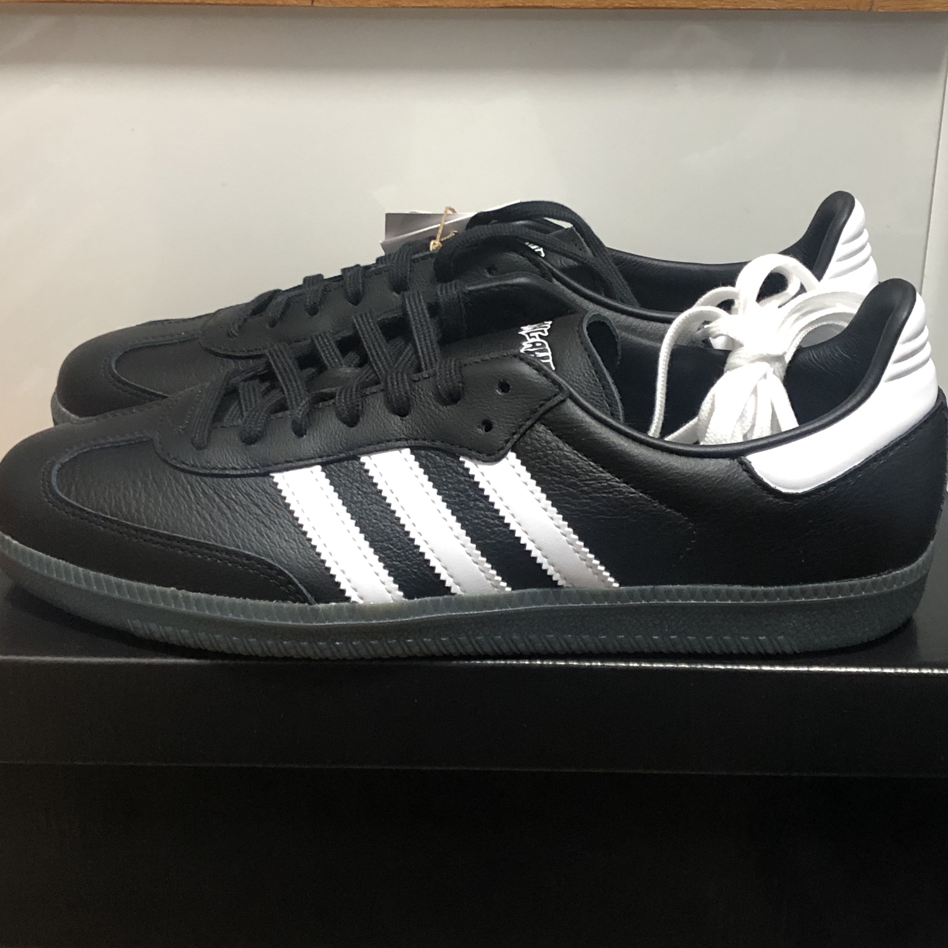 Adidas x Fucking Awesome Samba Core Black 착용 스타일