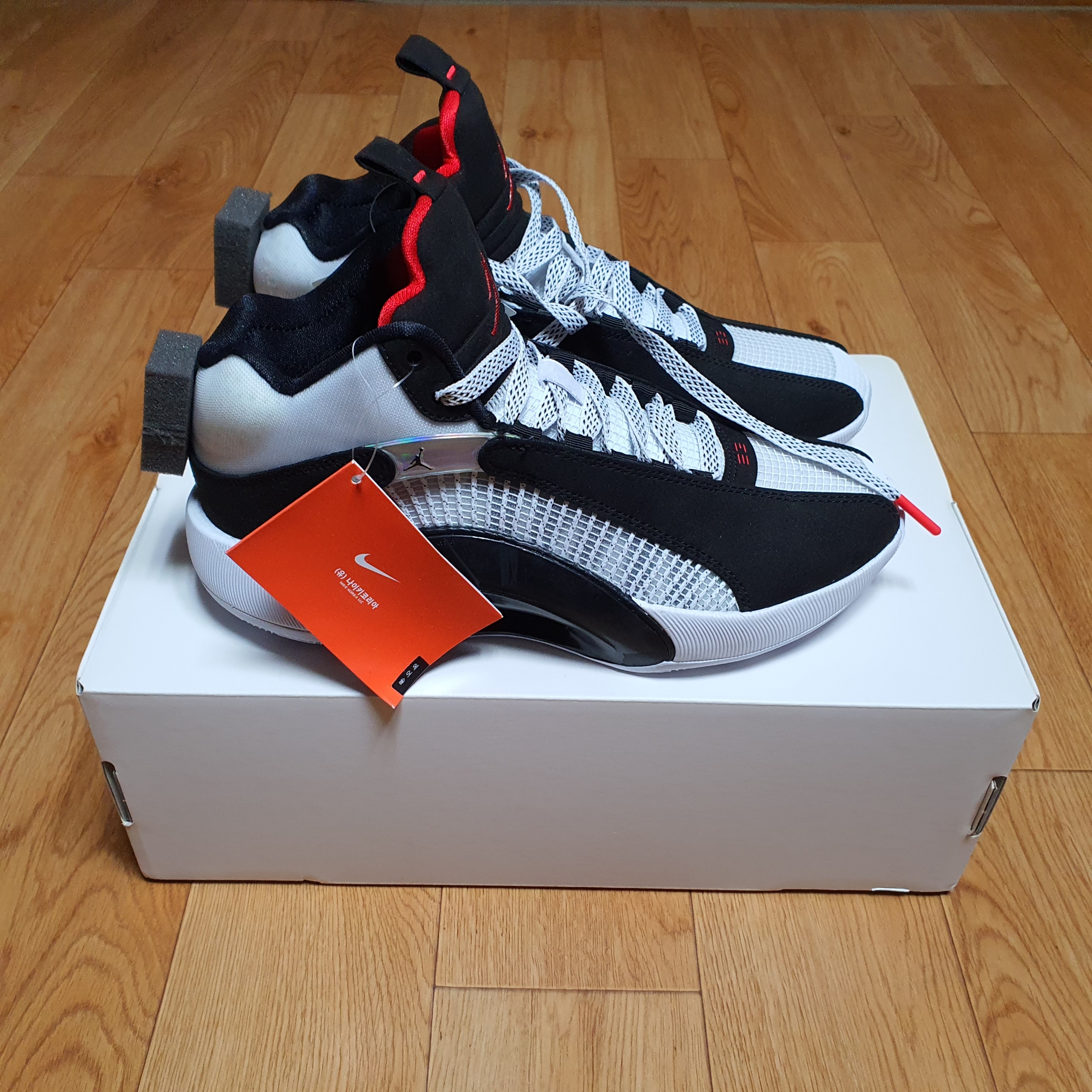 Jordan XXXV PF DNA 착용 스타일