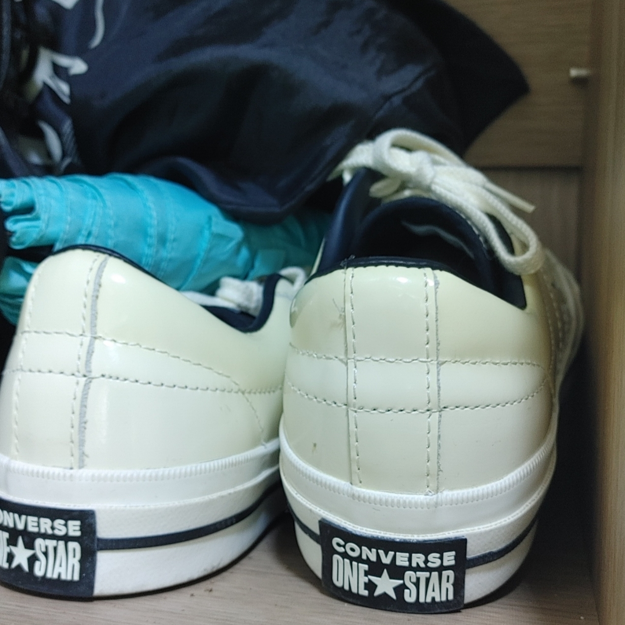 Converse One Star Ox HanByeol White 착용 스타일