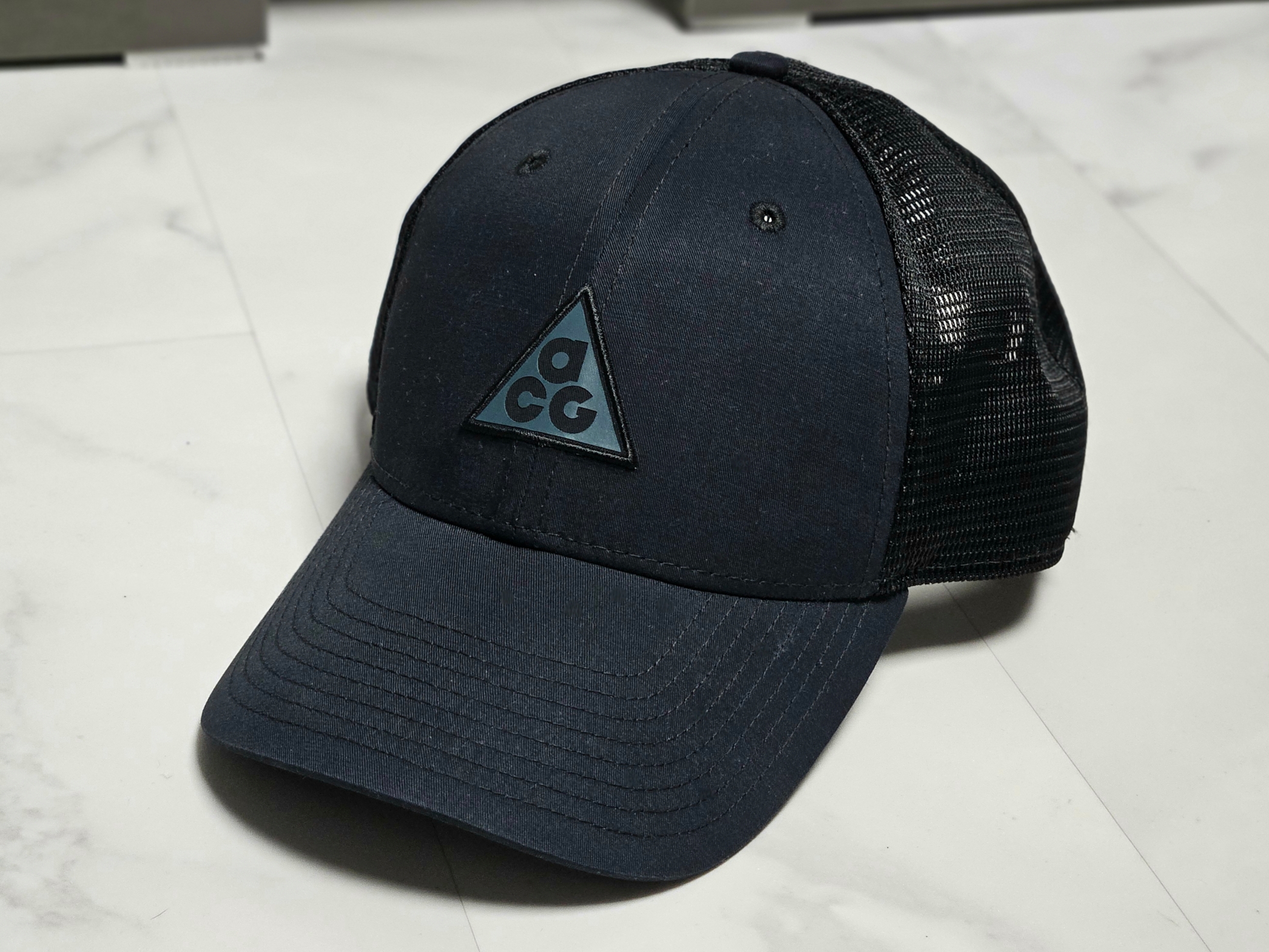 Nike ACG L91 Trucker Cap Black 착용 스타일 - 1
