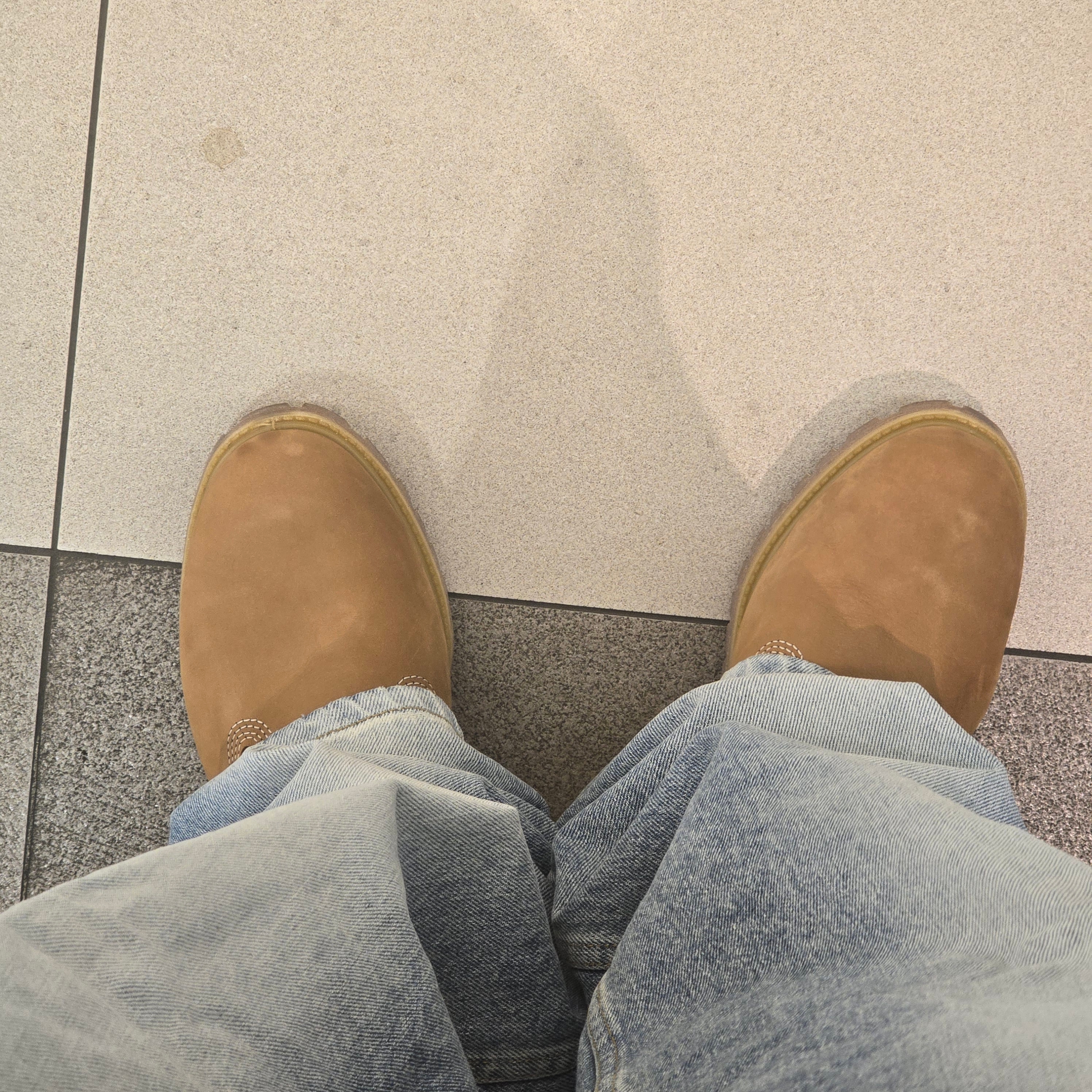 Timberland Premium 6 inch Waterproof Boot Wheat Nubuck - Wide 착용 스타일