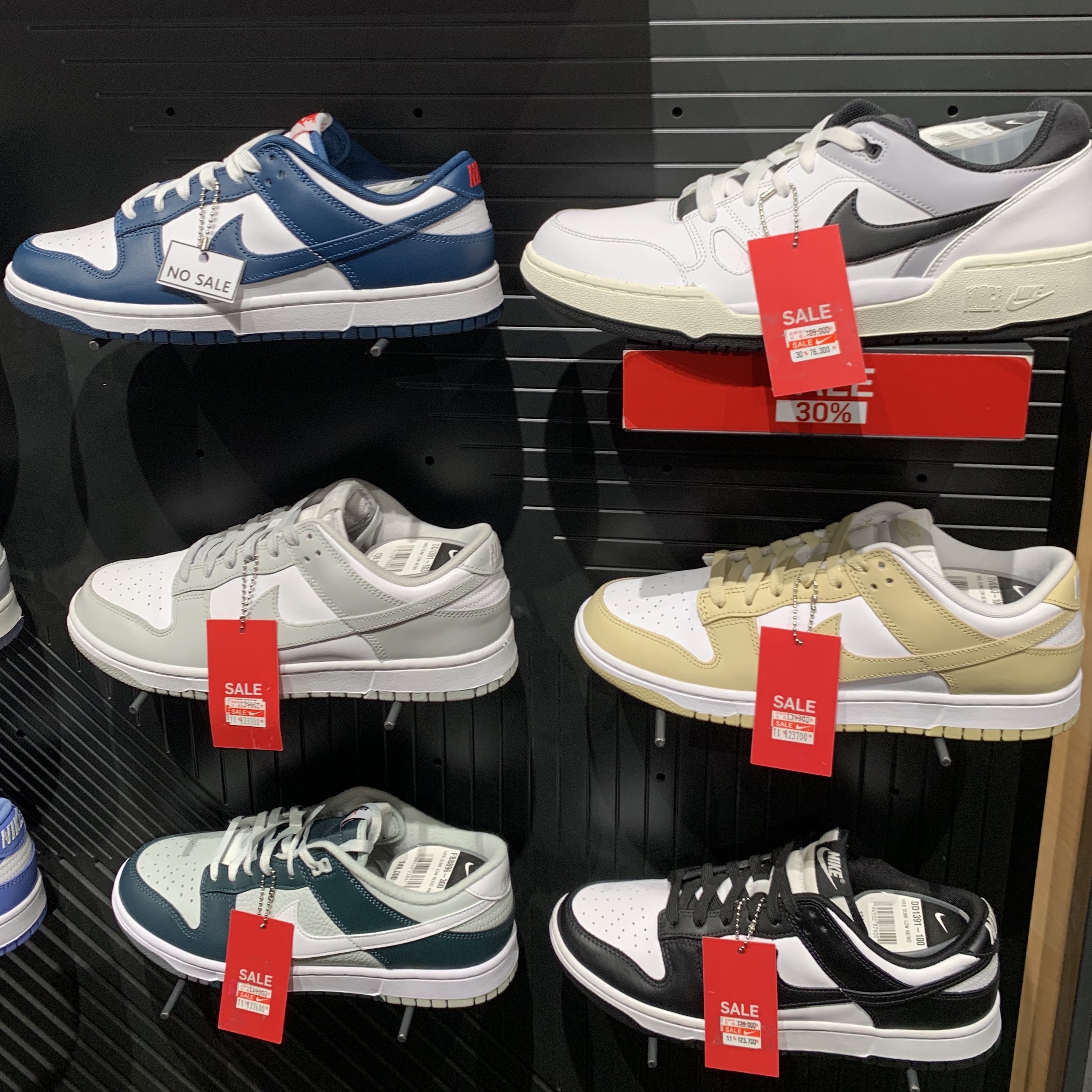 Nike Dunk Low Retro Valerian Blue, Nike Dunk Low Retro Grey Fog 착용 스타일