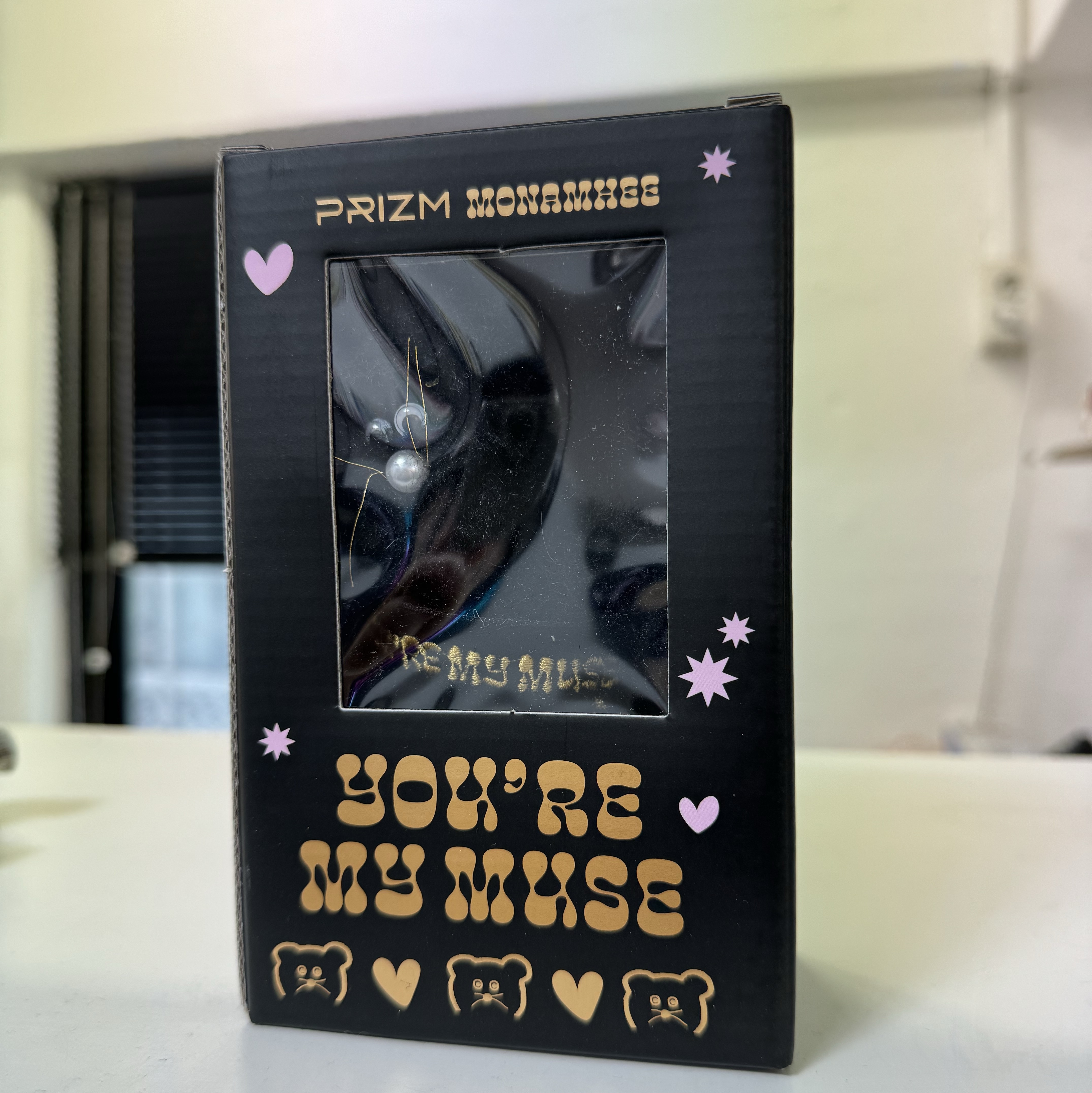 Monamhee Muse Edition Keyring Black 착용 스타일