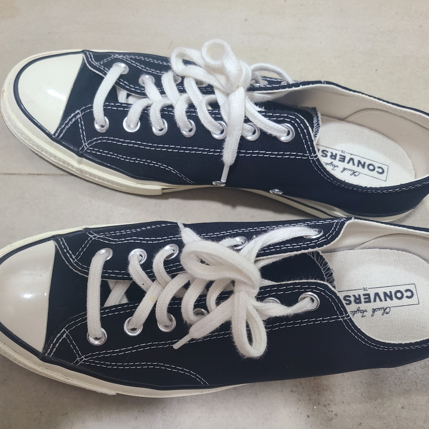 Converse Chuck 70 Ox Black - Standard 착용 스타일