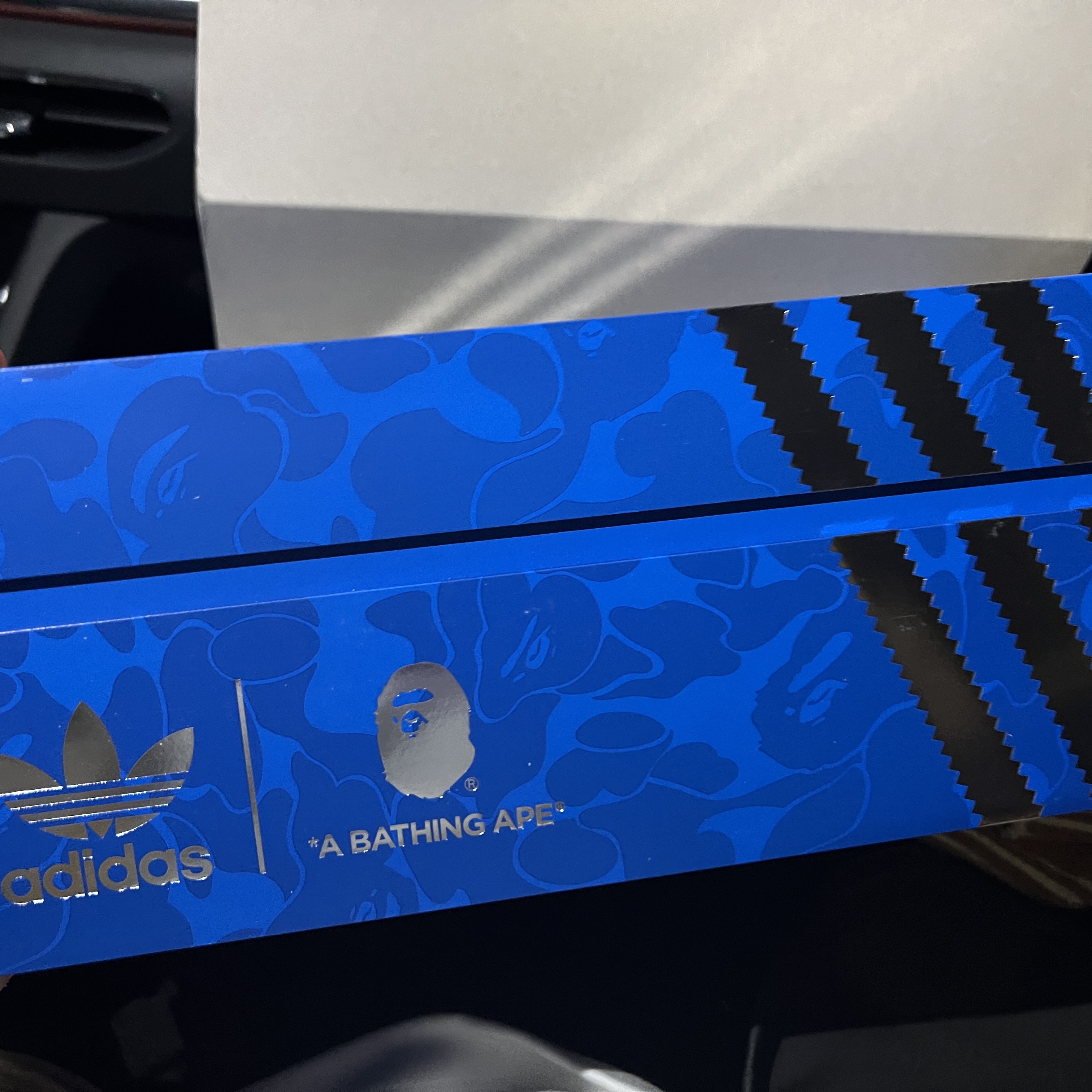 Adidas x BAPE Stan Smith Cloud White 착용 스타일 - 5