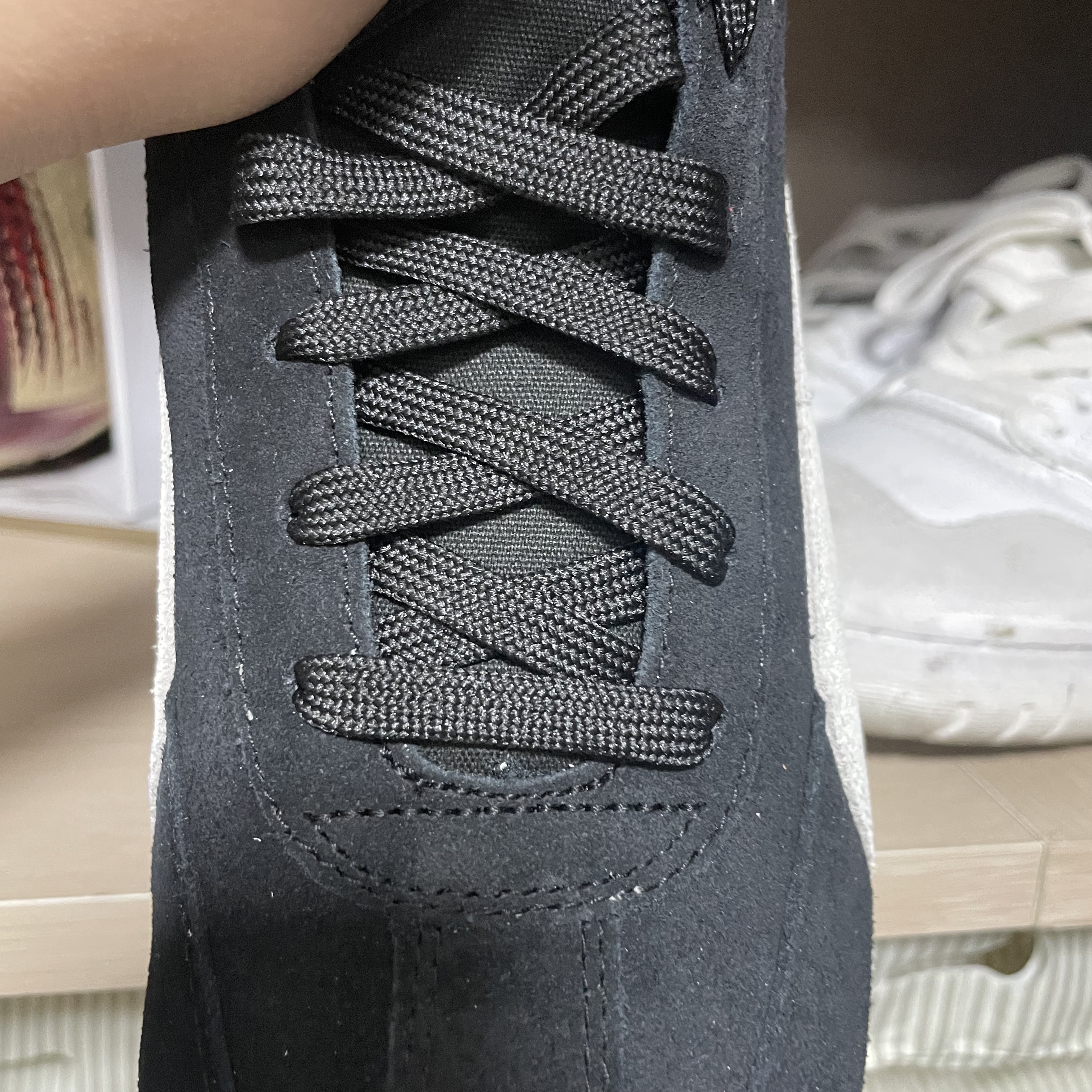 Puma Speedcat OG Sparco Black White 착용 스타일