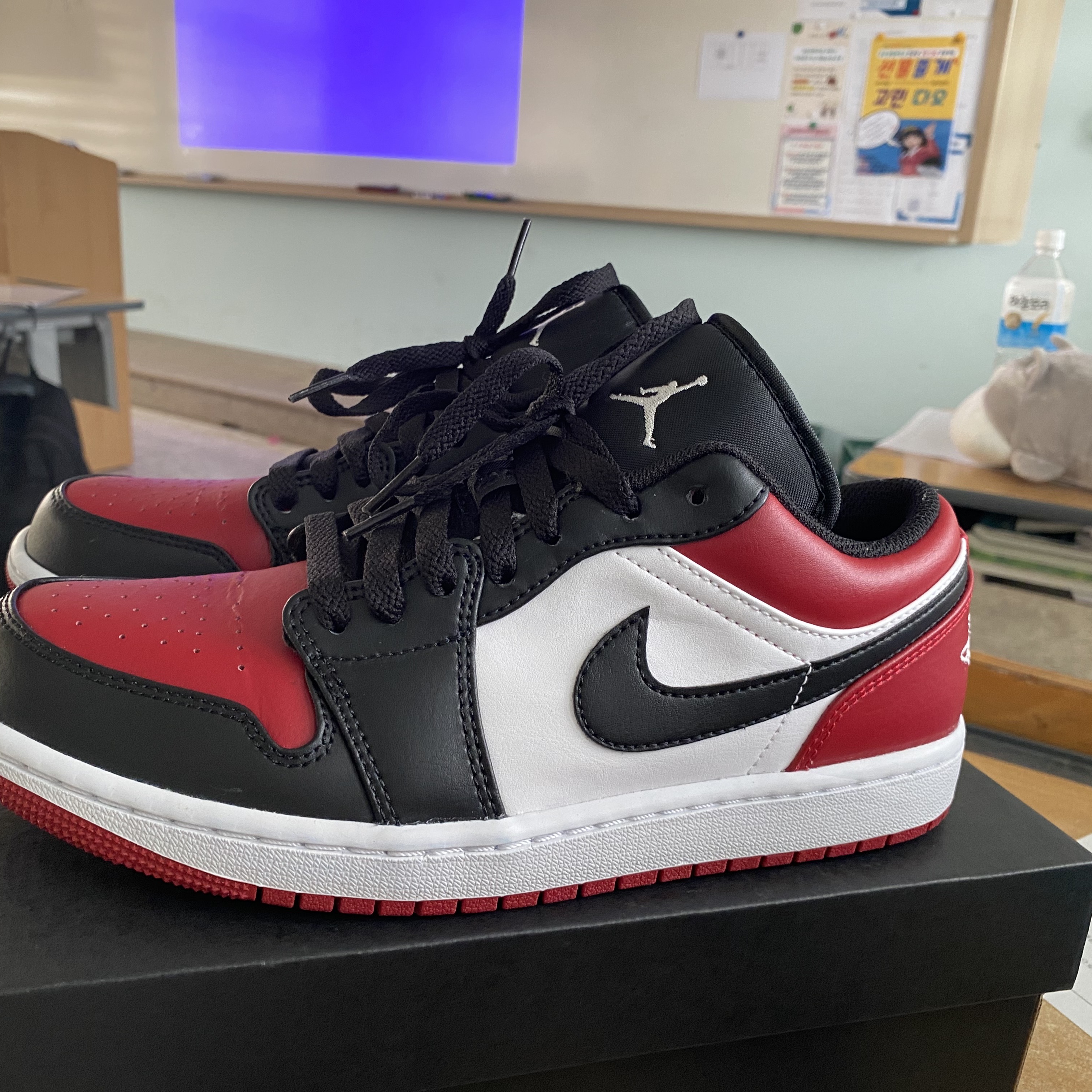Jordan 1 Low Bred Toe 착용 스타일