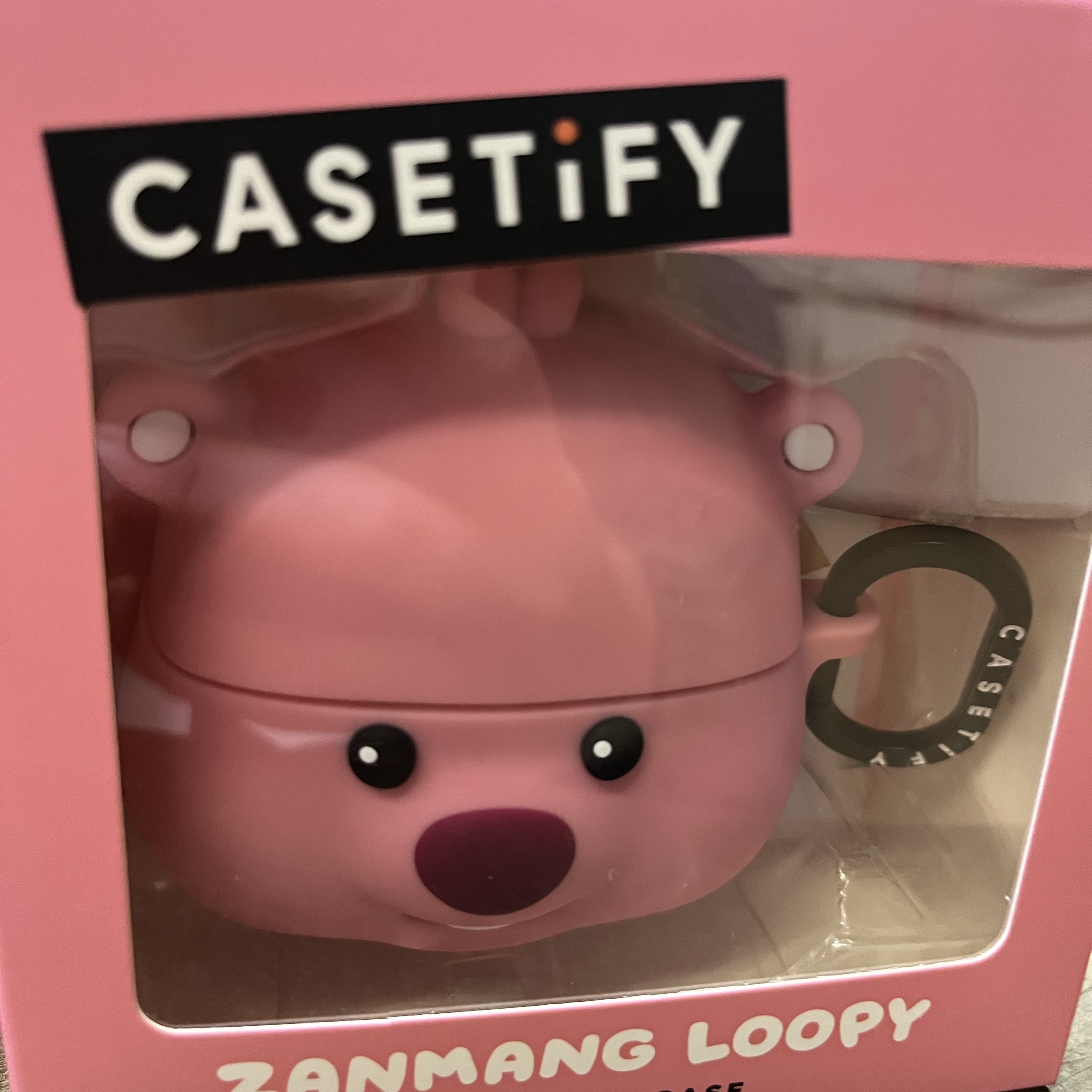 Casetify x Zanmang Loopy Collectible AirPods Pro 2nd Gen Case Pink 착용 스타일 - 2