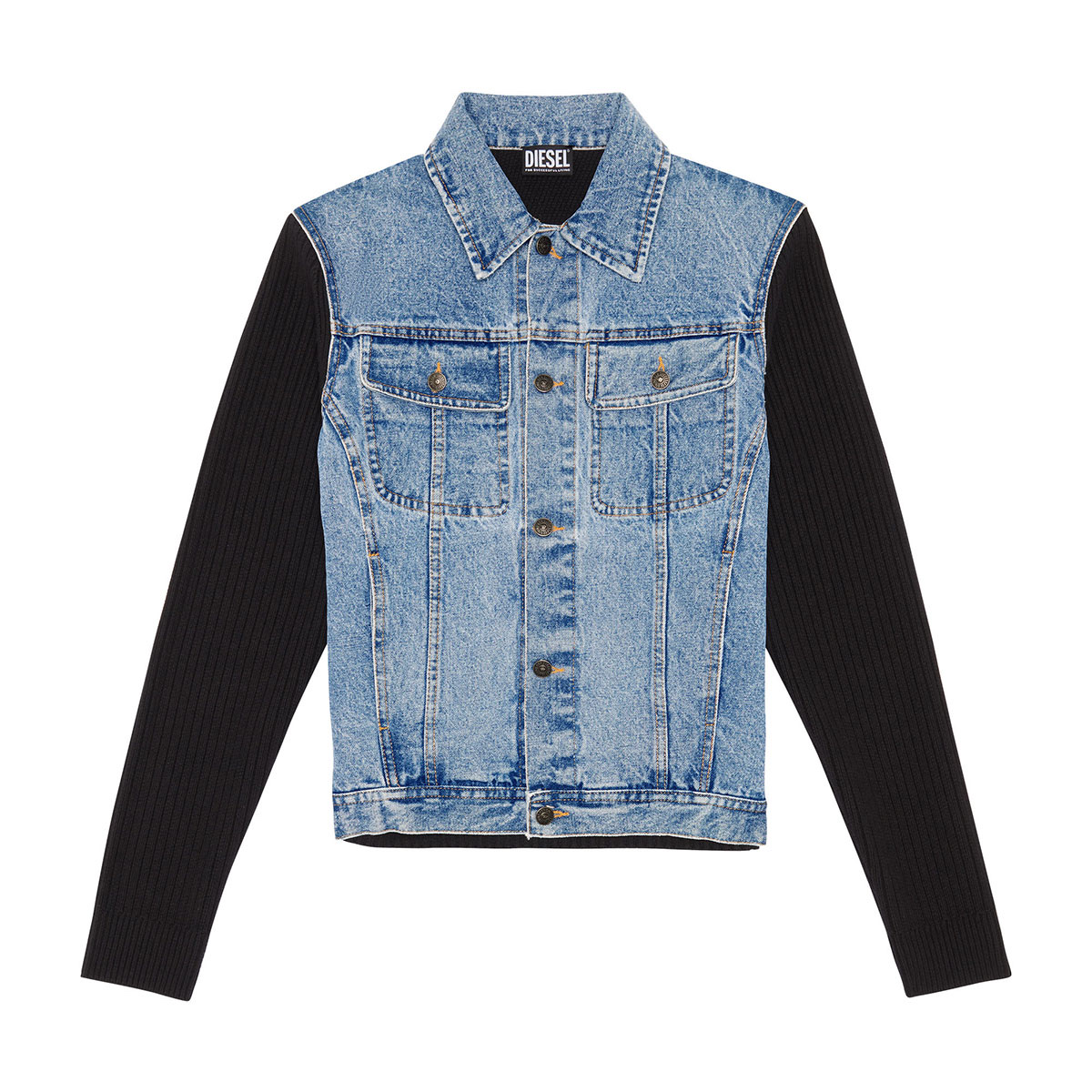 Diesel K-Bridge Jacket Black Blue 착용 스타일 - 1