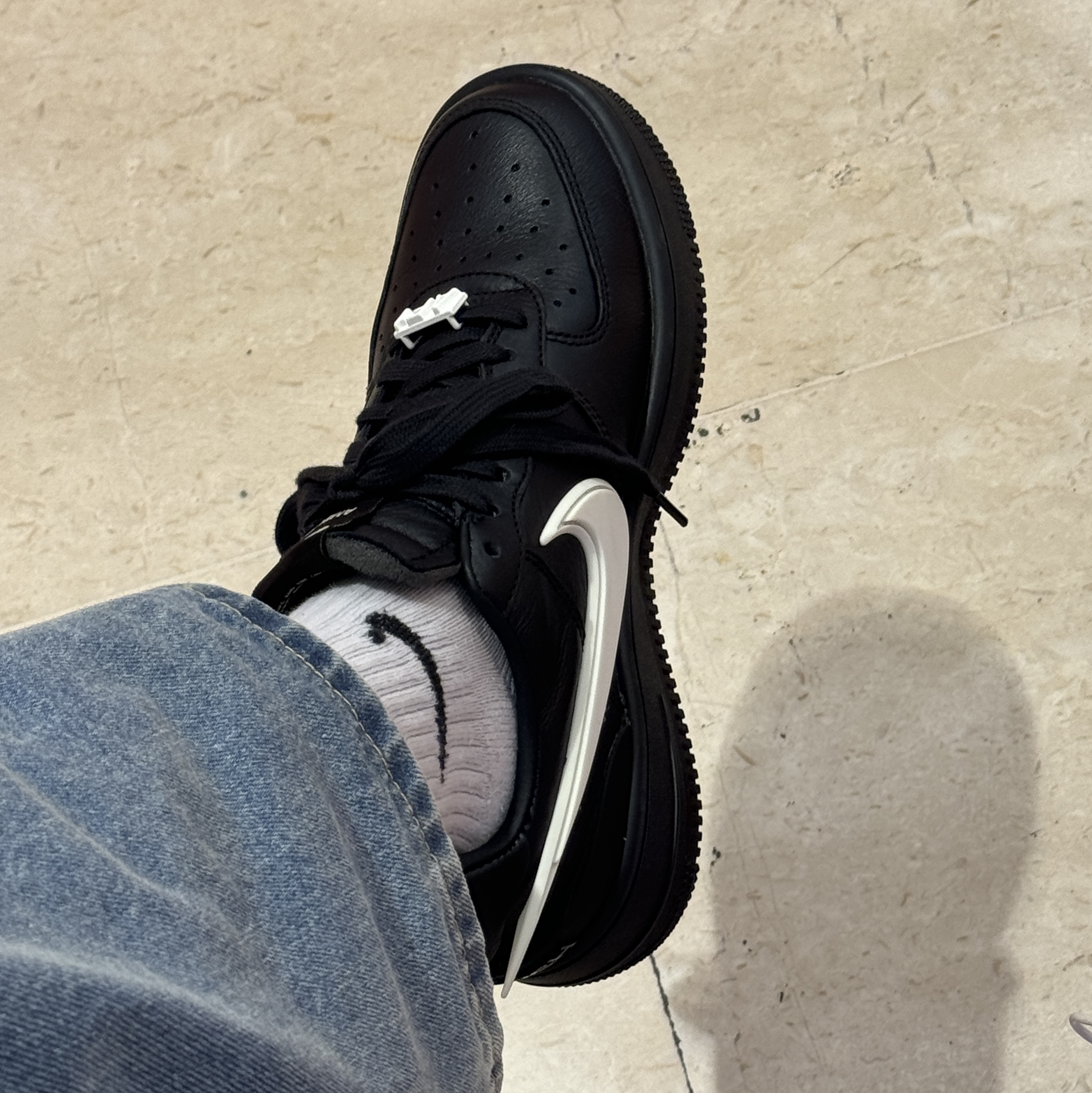 Nike x Ambush Air Force 1 Low SP Black 착용 스타일