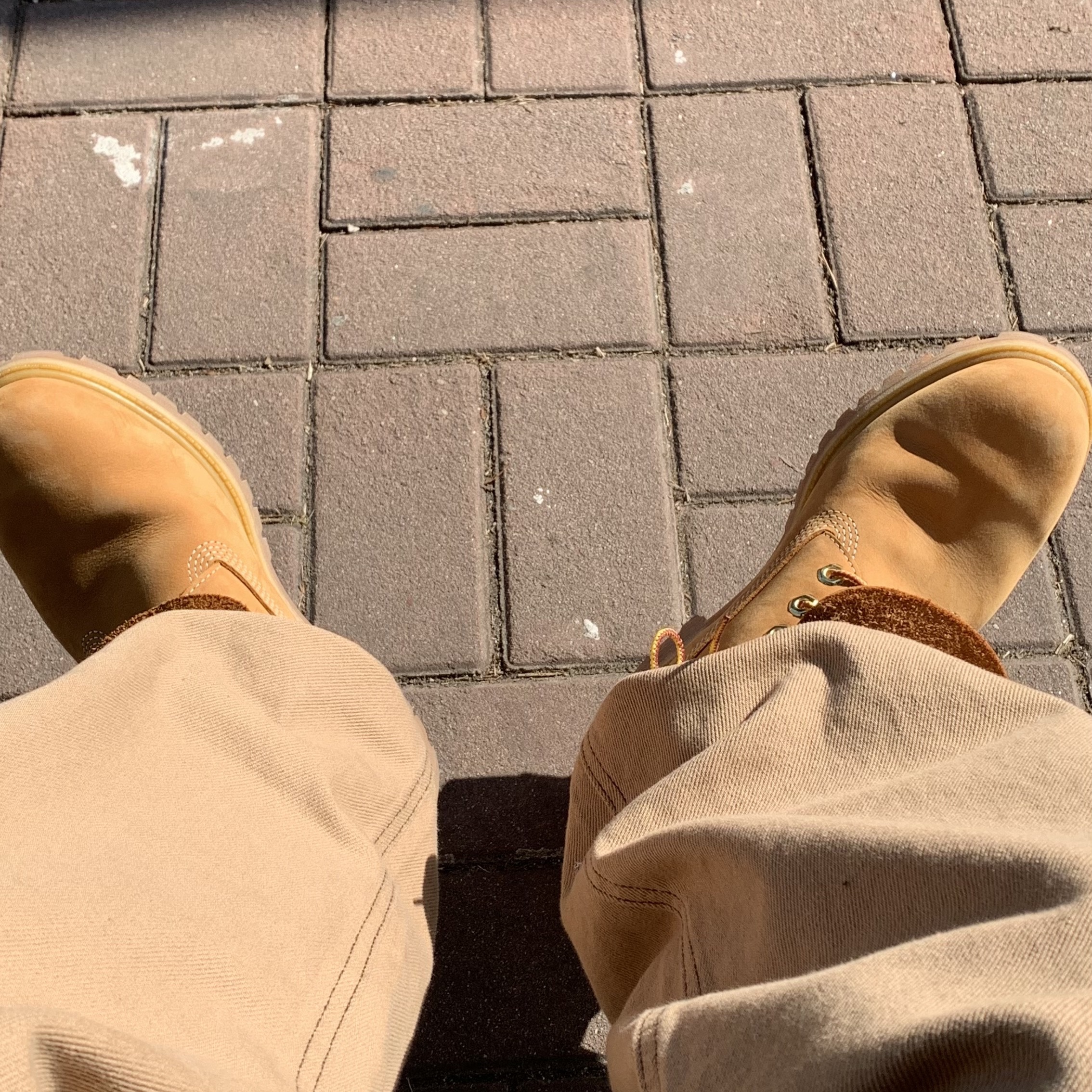 Timberland Premium 6 inch Waterproof Boot Wheat Nubuck - Wide 착용 스타일 - 1